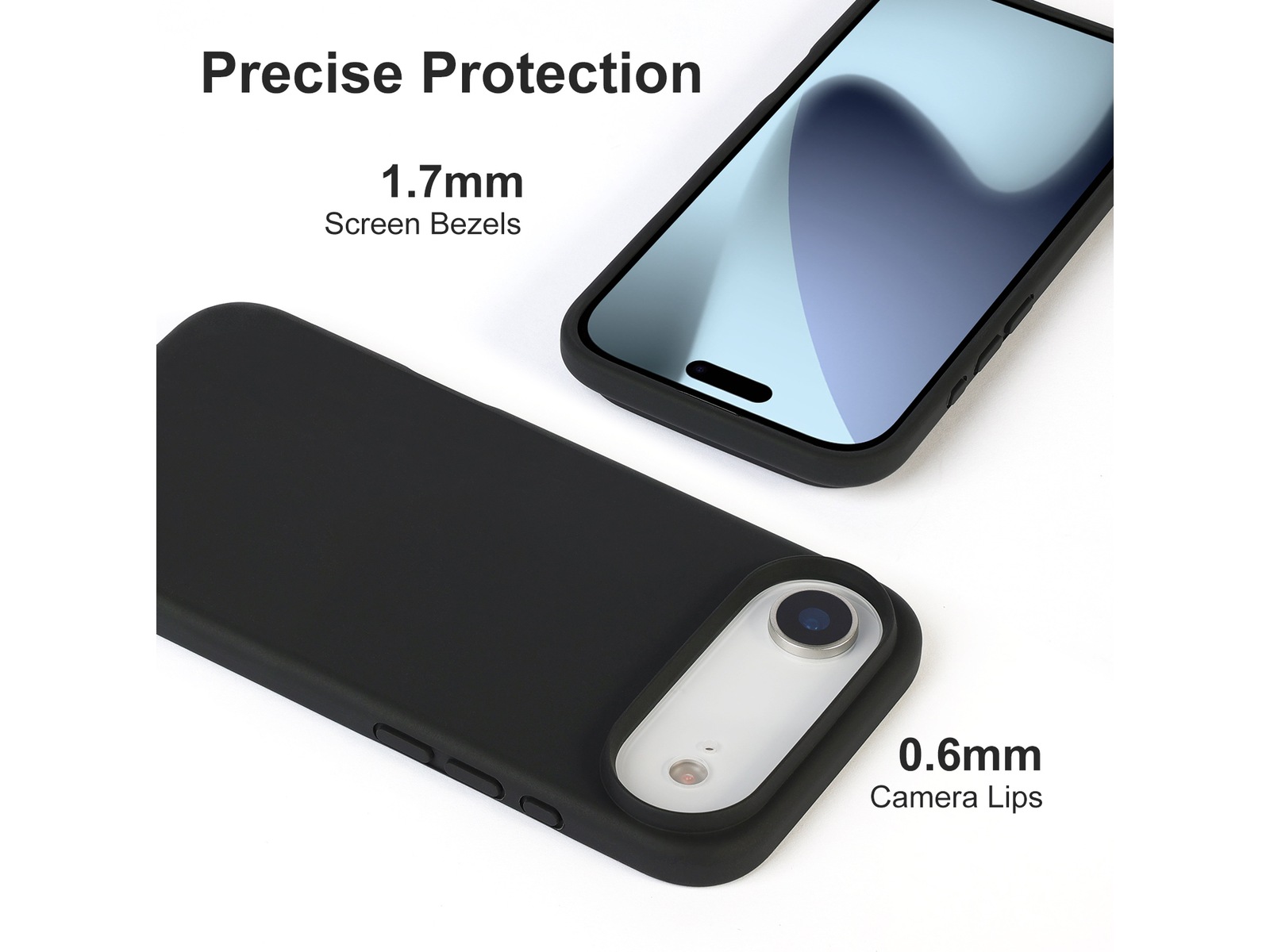 iiglo iPhone Air Magnetic Silikone cover (sort) Mobilcover