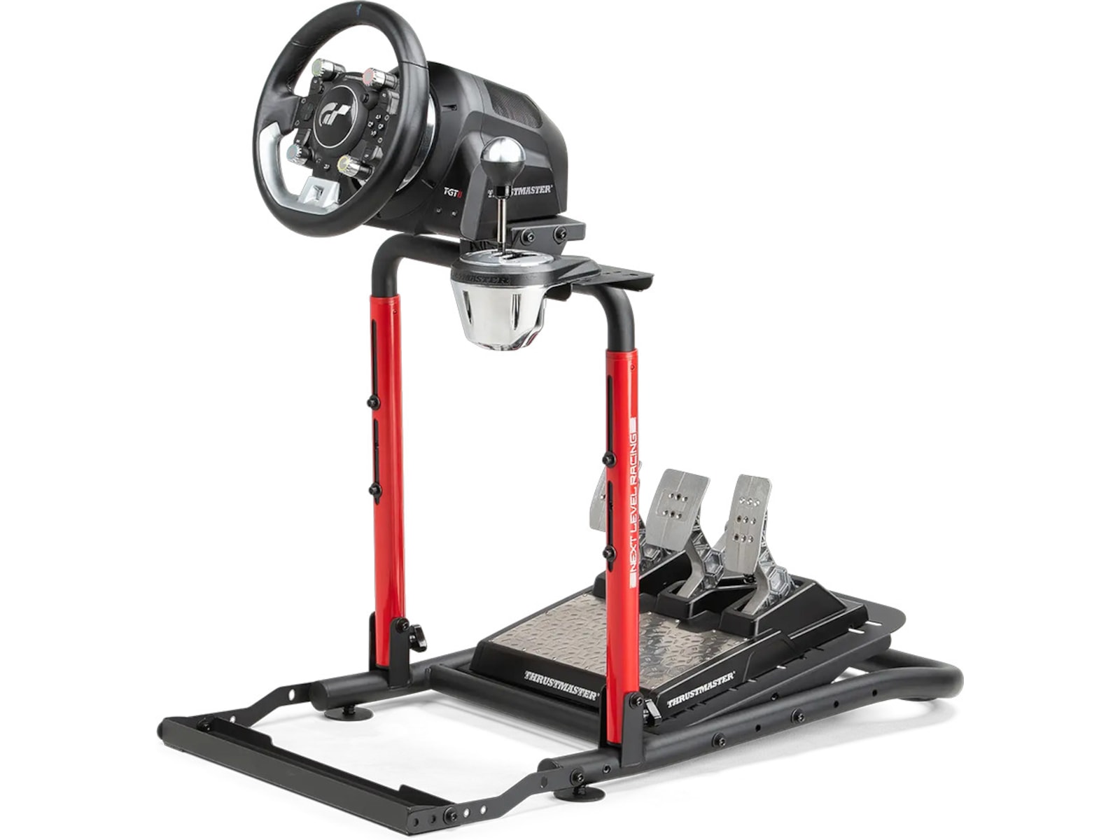 Next Level Racing Wheel Stand Lite 2.0–simstativ kompakt, opgraderbar Rat og pedaler