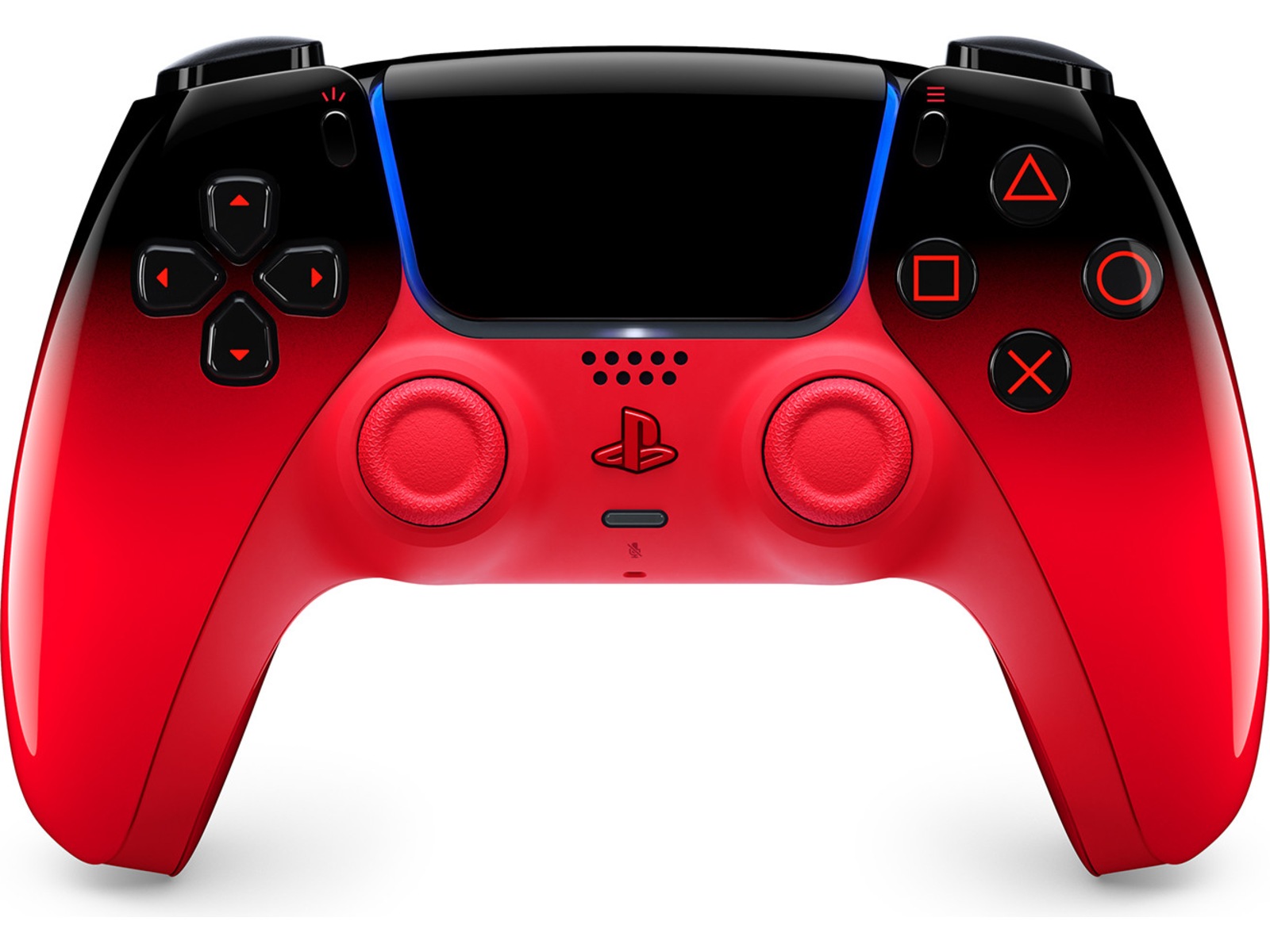 PlayStation 5 DualSense Kontroller (Techno Red) Tilbehør til spilkonsoller