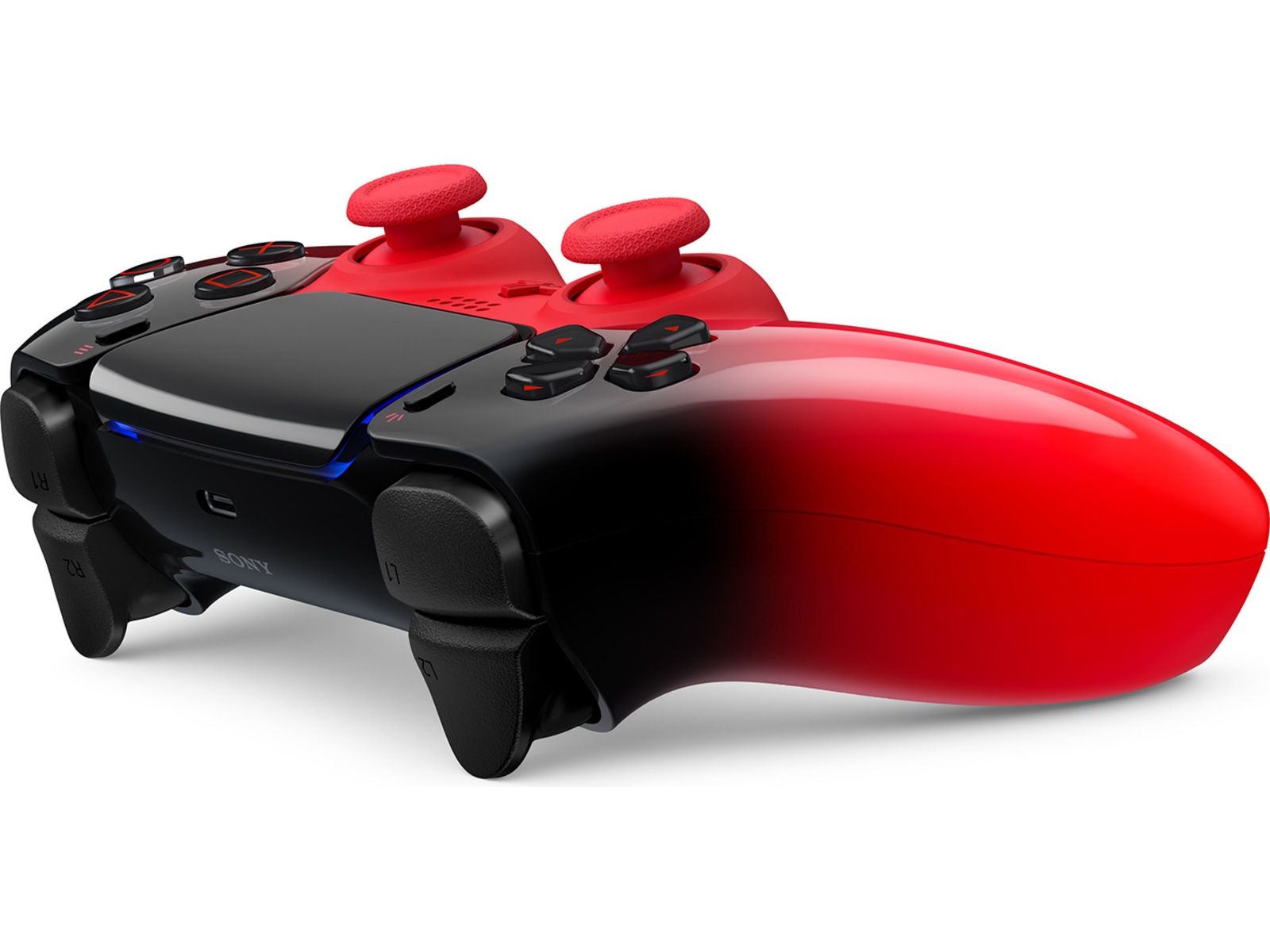 PlayStation 5 DualSense Kontroller (Techno Red) Tilbehør til spilkonsoller