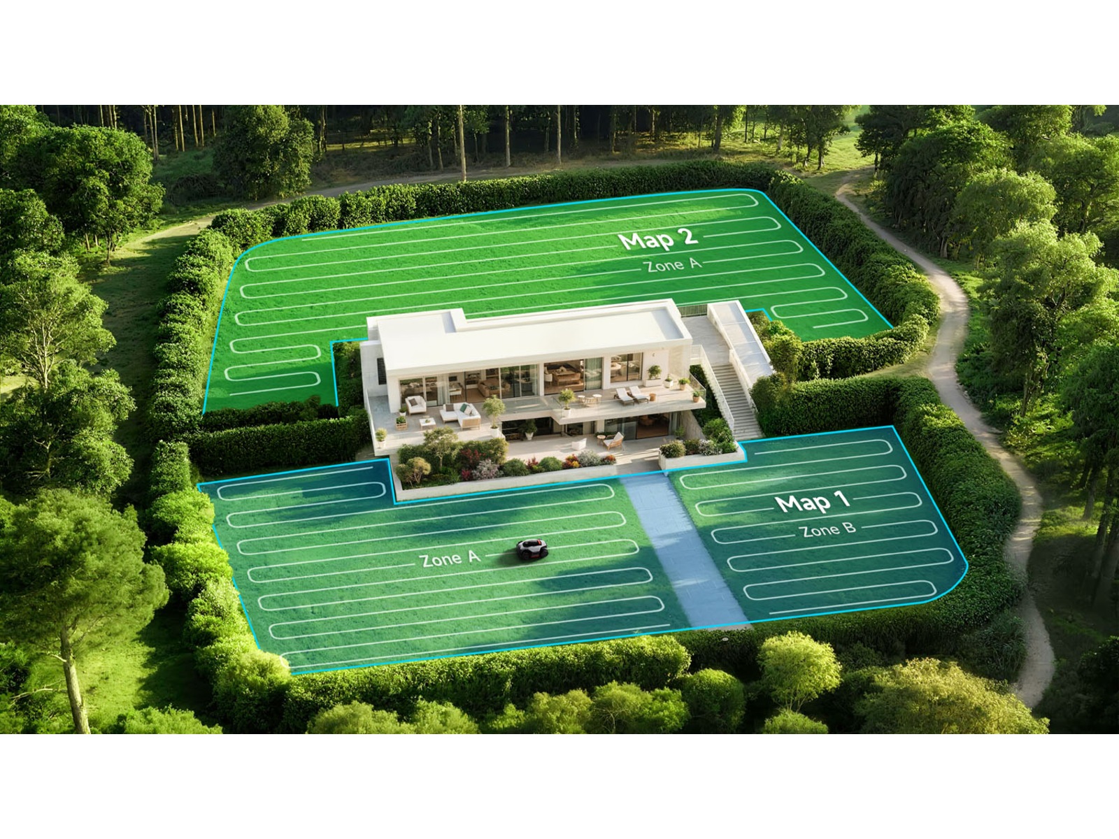 Dreame Robotic Mower A3 AWD Pro 5000m2 Robotplæneklippere