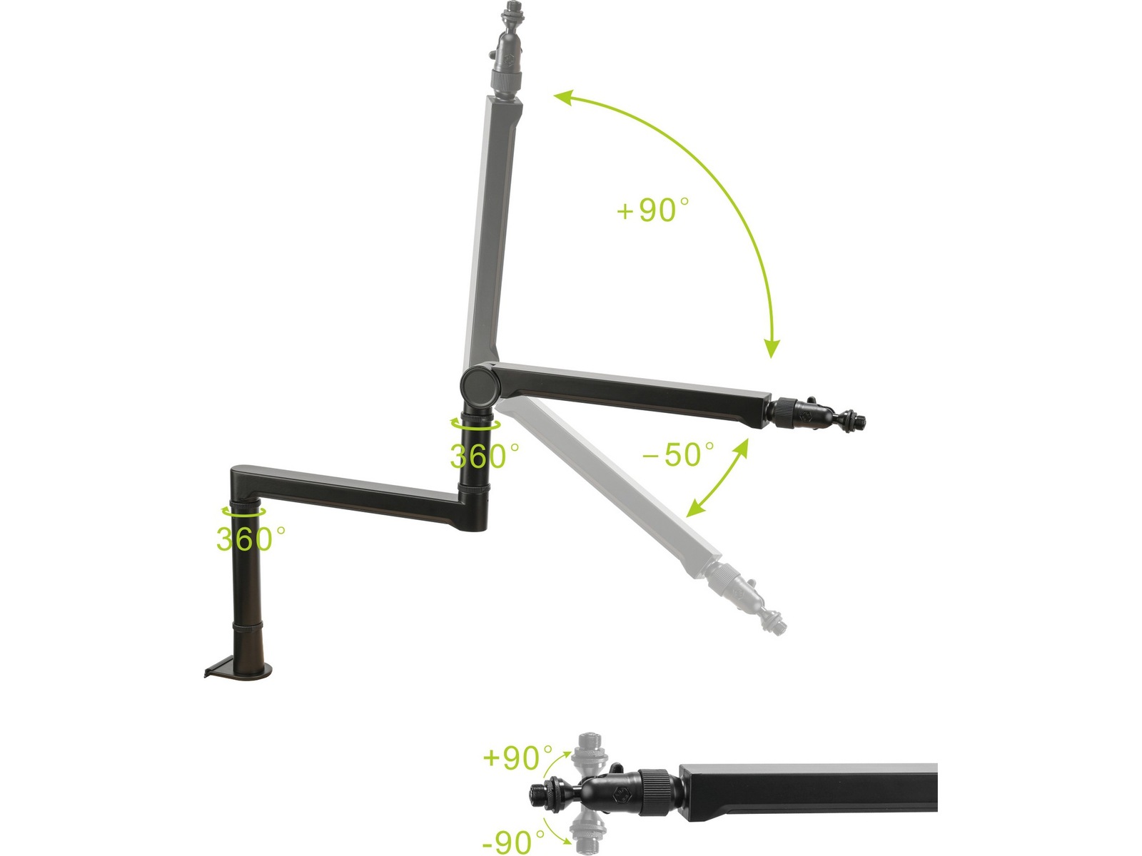 Svive Mikrofonarm Låg Profil Streaming tilbehør
