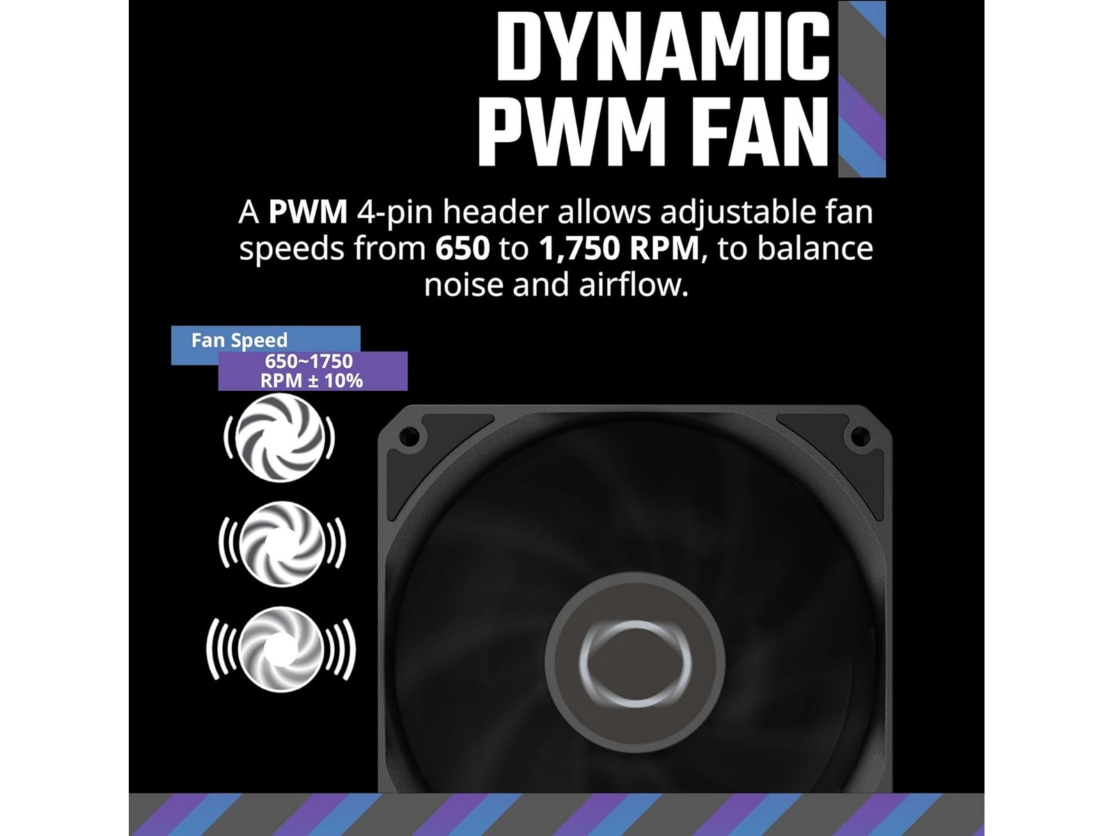 Cooler Master MF120 Lite Vifte (sort) Blæsere