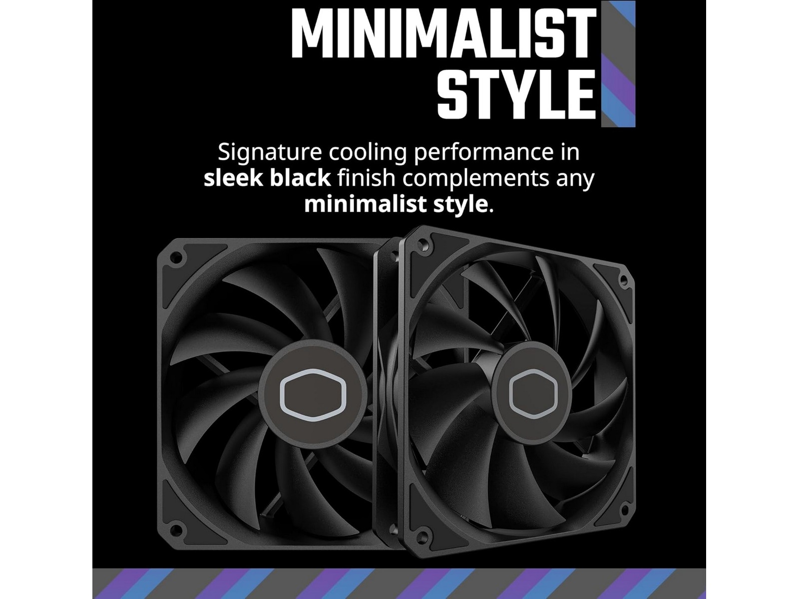 Cooler Master MF120 Lite Vifte (sort) Blæsere