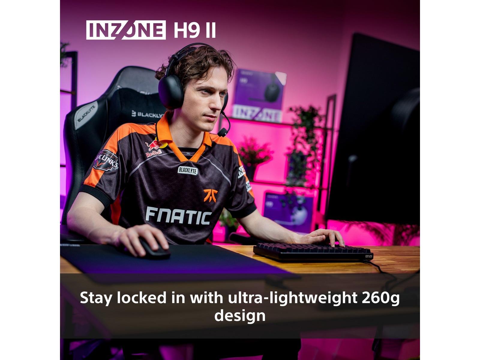 Sony INZONE H9 II Trådlöst Brusreducerande Headset (svart) Gamingheadset