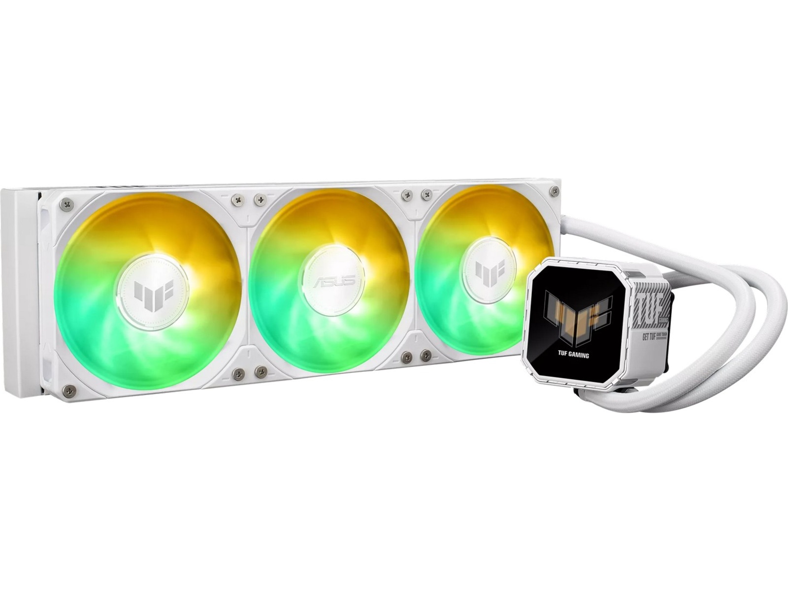 Asus TUF Gaming LC III 360 ARGB LCD Kylare (vit) CPU - Vandkøling