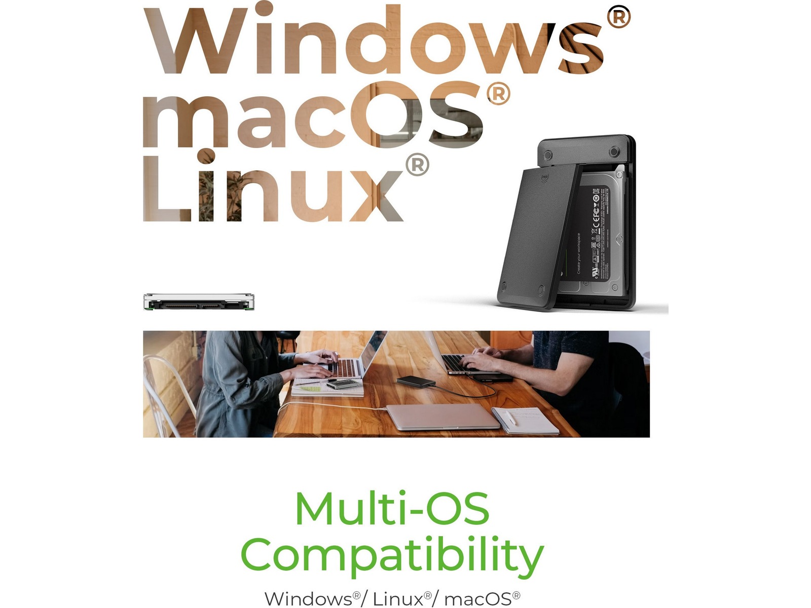 Icy Box 2,5" SATA HDD/SSD Kabinet Eksterne Kabinetter