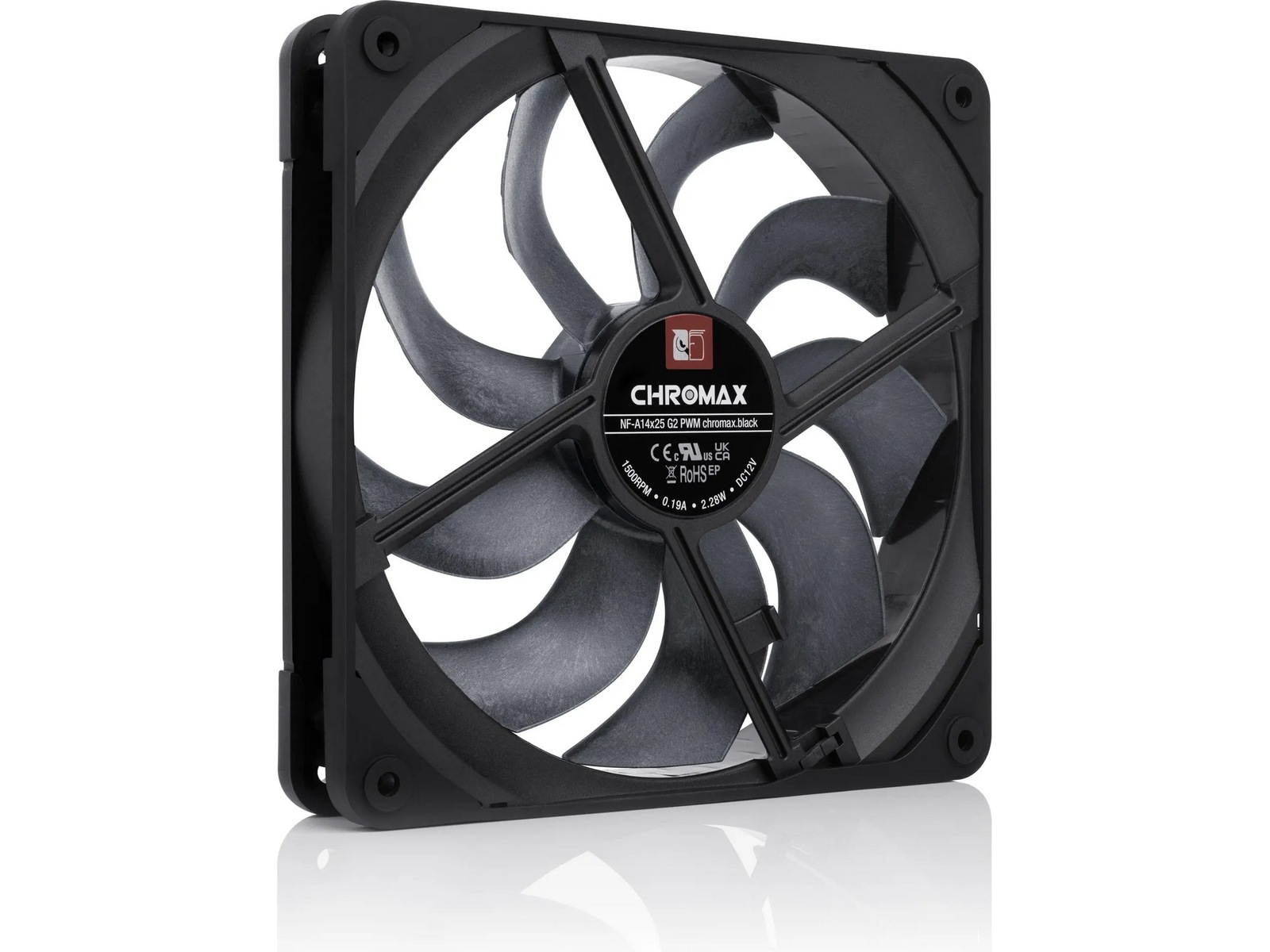 Noctua NF-A14x25 G2 PWM chromax.black blæser Blæsere