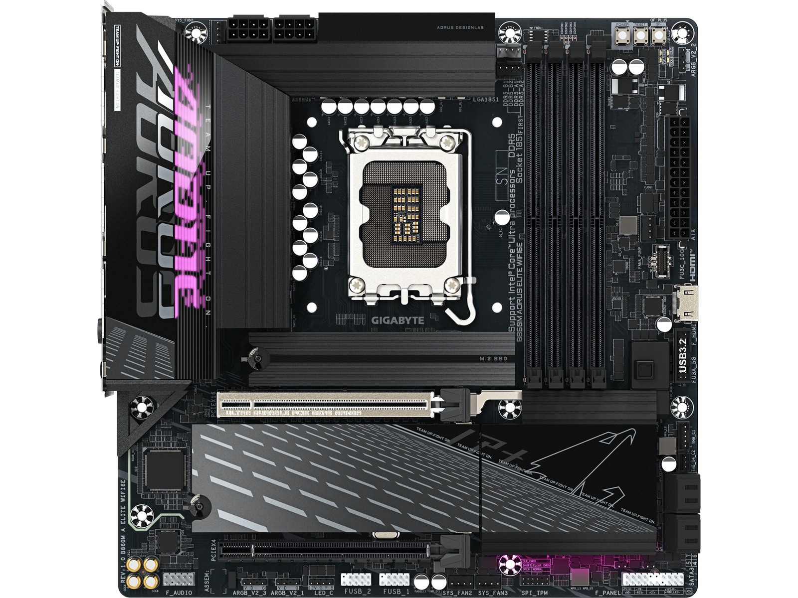 Gigabyte B860M AORUS ELITE WIFI6E bundkort Intel Socket
