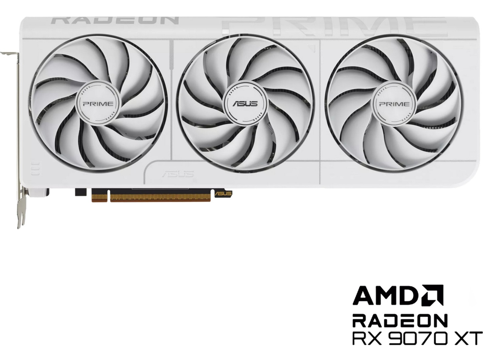 Asus Prime Radeon RX 9070 XT OC (hvid) Grafikkort