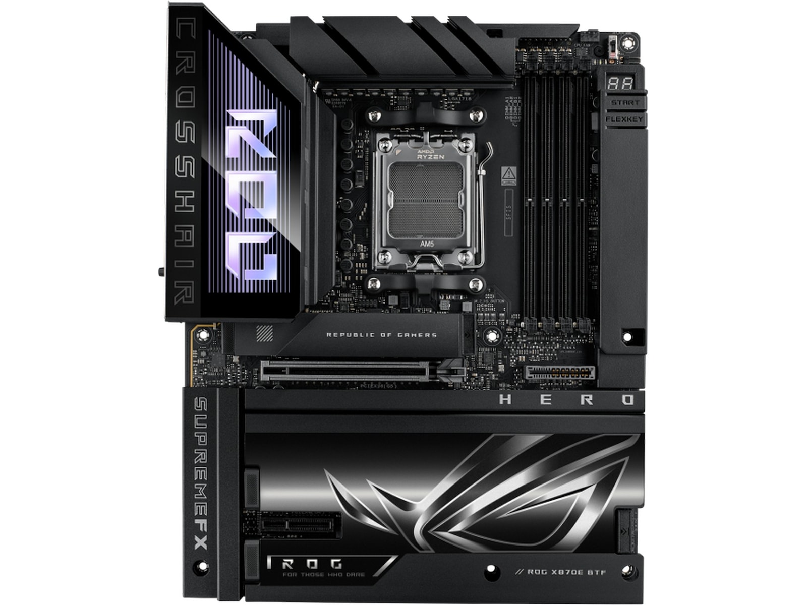 Asus ROG Crosshair X870E Hero BTF bundkort AMD Socket