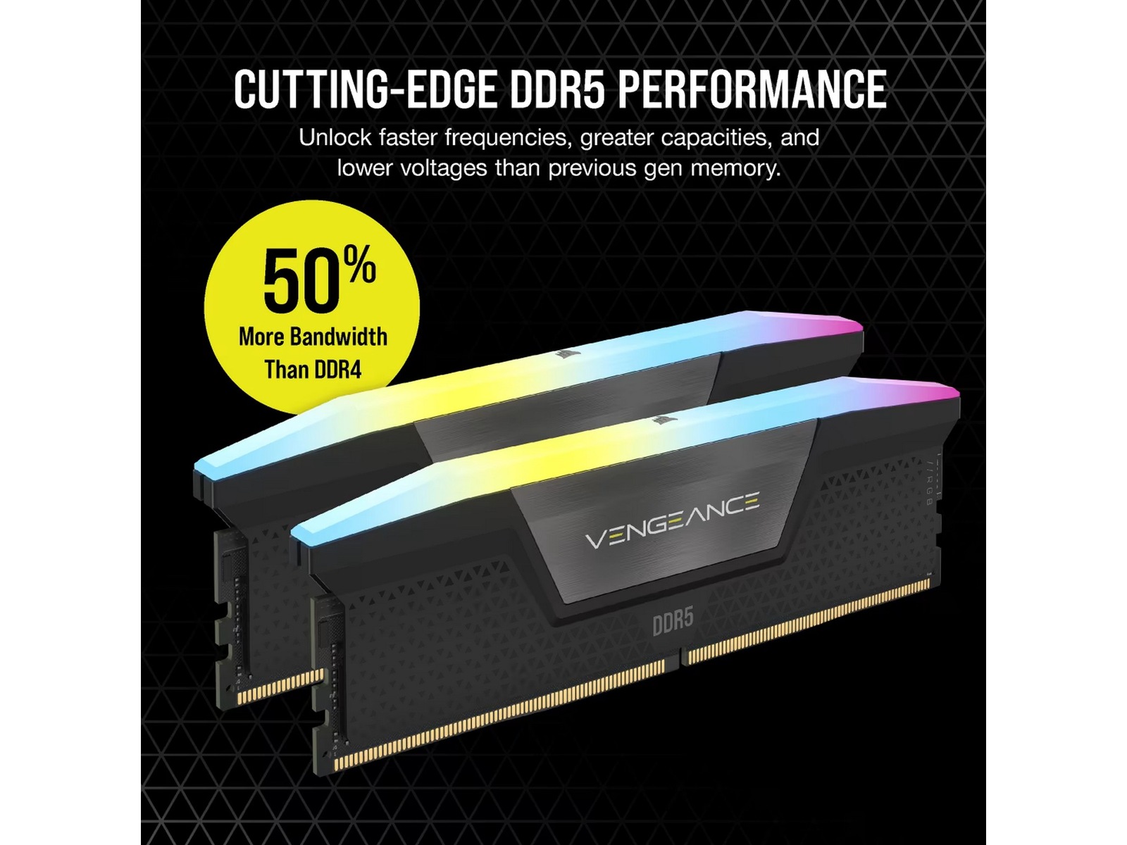 Corsair Vengeance RGB DDR5 6000MHz 32GB Hukommelse (RAM)