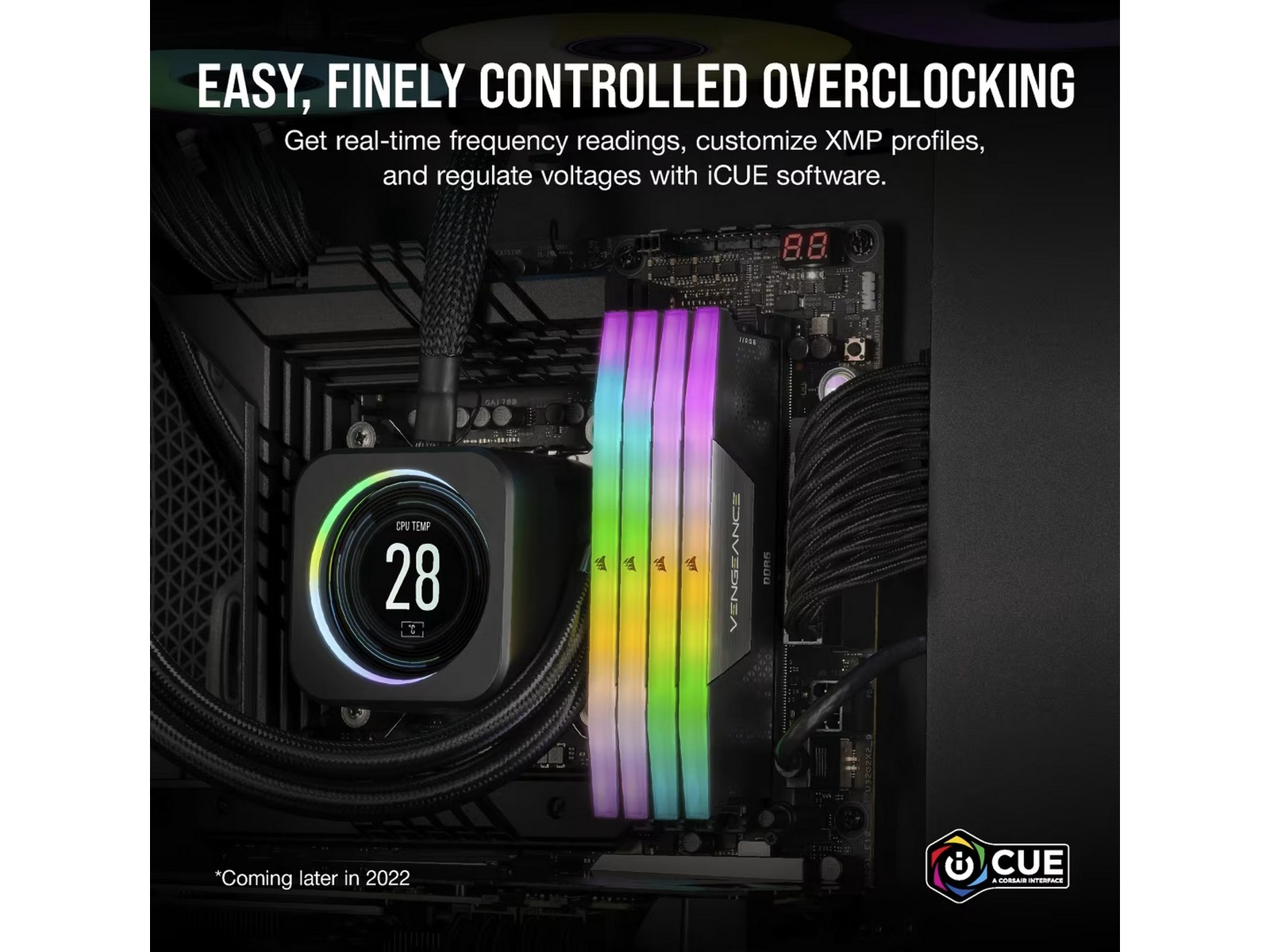 Corsair Vengeance RGB DDR5 6000MHz 32GB Hukommelse (RAM)