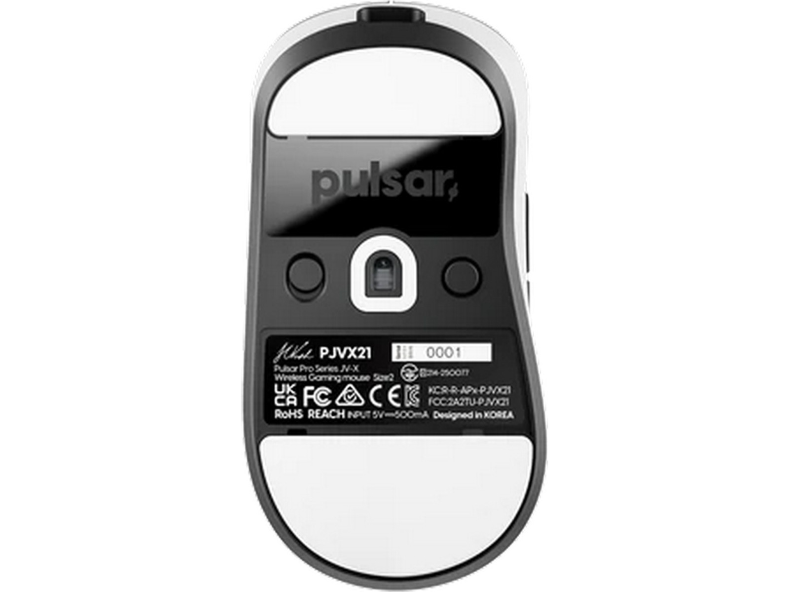 Pulsar Pro Series JV-X gamingmus medium (hvid) Gamingmus