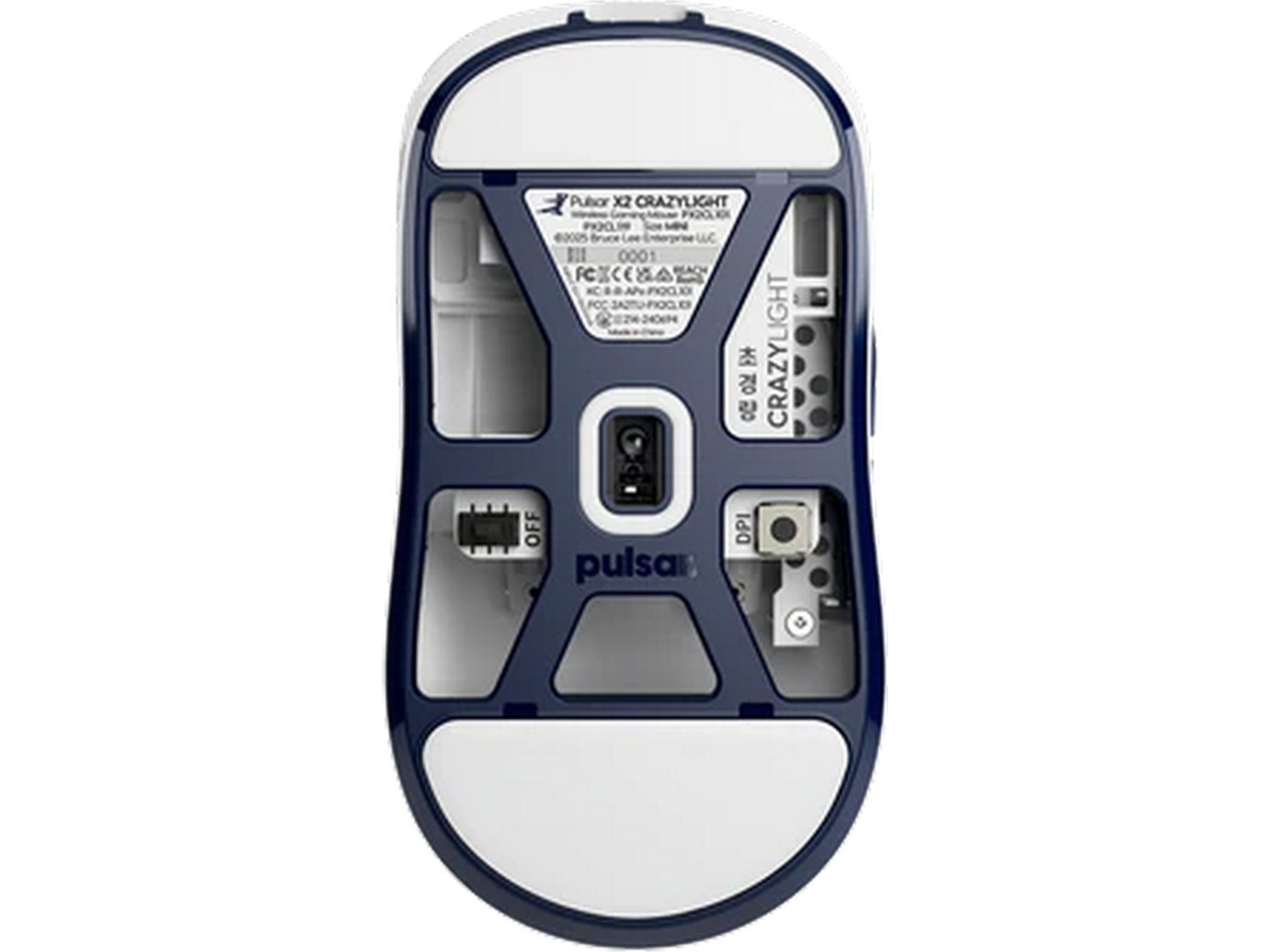 Pulsar X2 CRAZYLIGHT gamingmus mini Bruce Lee 85. udgave Gamingmus