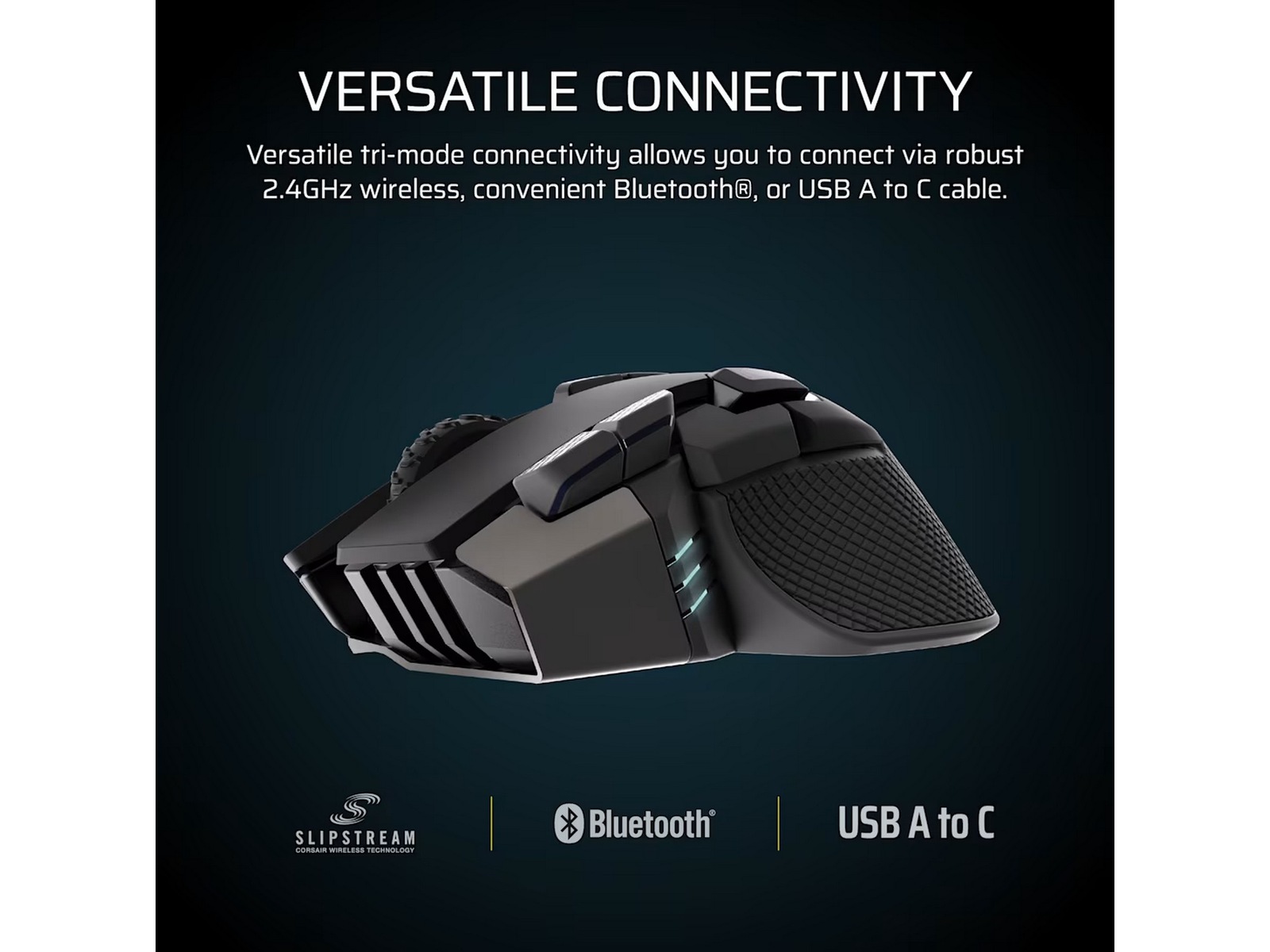 Corsair Ironclaw gamingmus trådløs SE Gamingmus