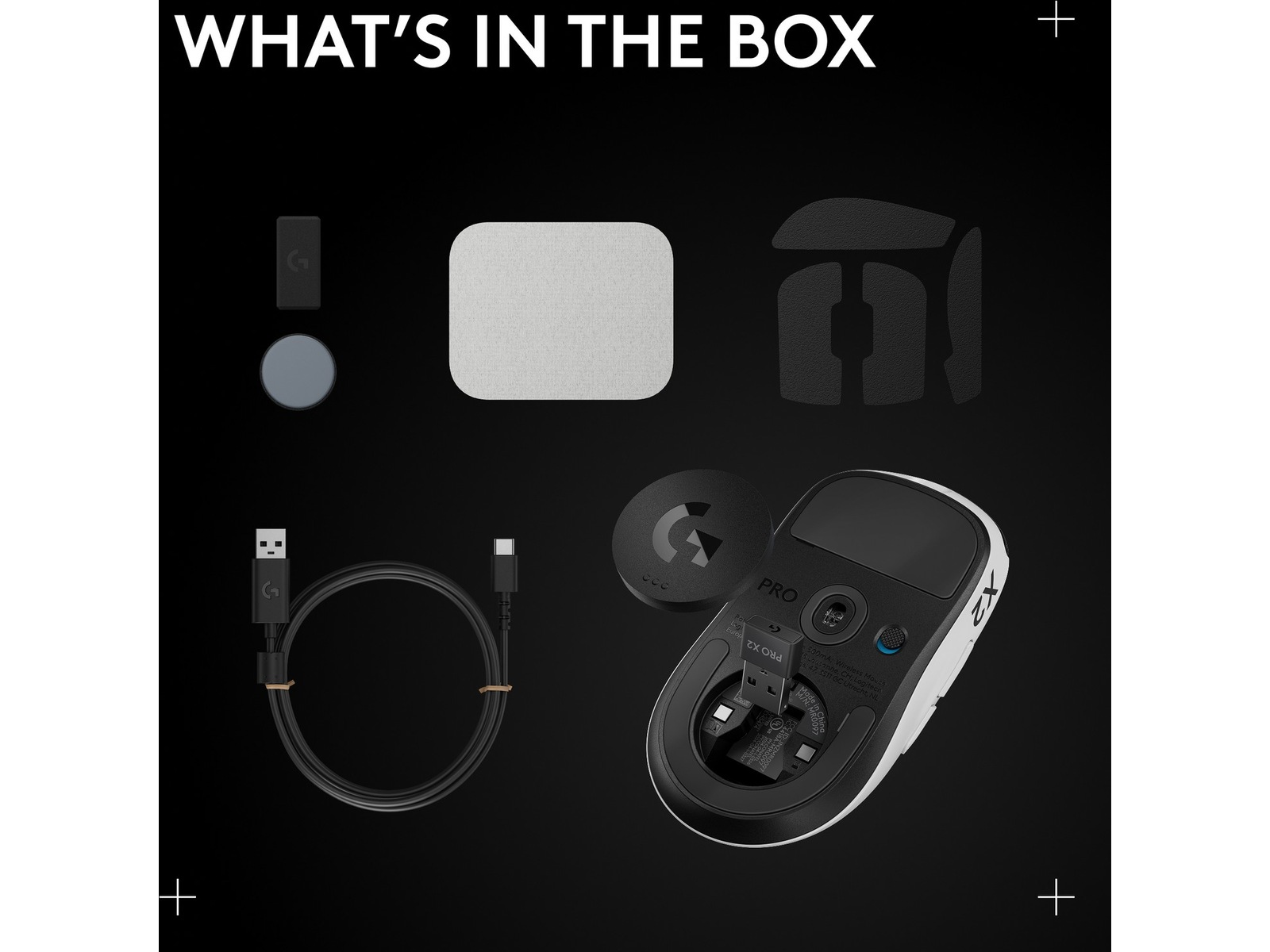 Logitech PRO X 2 SUPERSTRIKE trådløs gamingmus Gamingmus