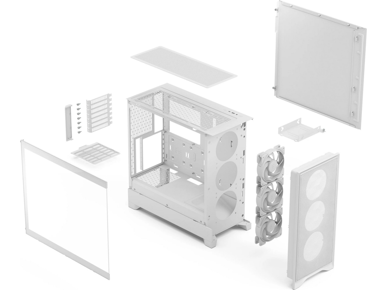 Fractal Design Pop 2 Air RGB midtårn (hvid) Midi Tower