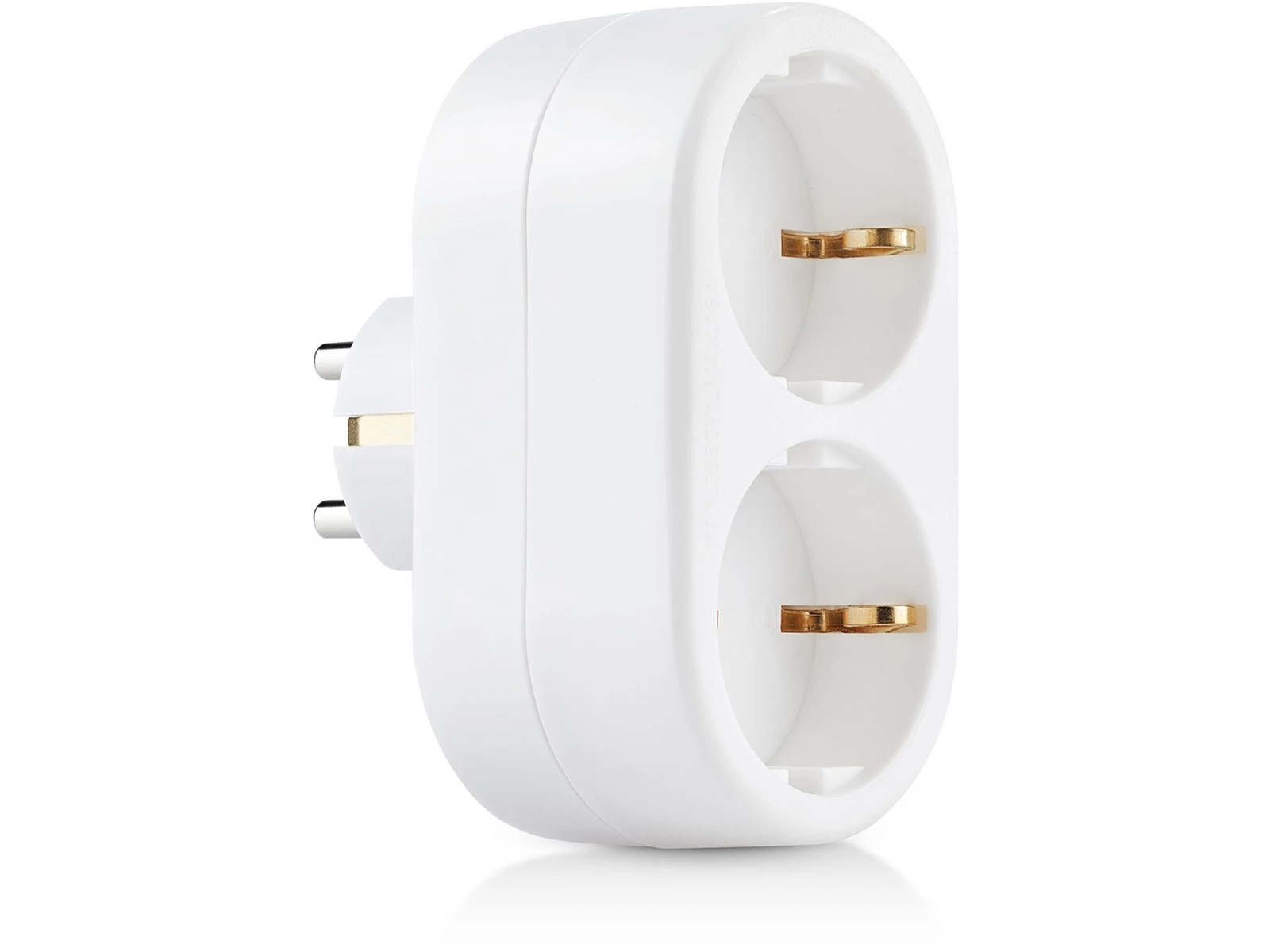 ON stikkontakt med to udtag 2-pak Forlængerkabel & strømskinne