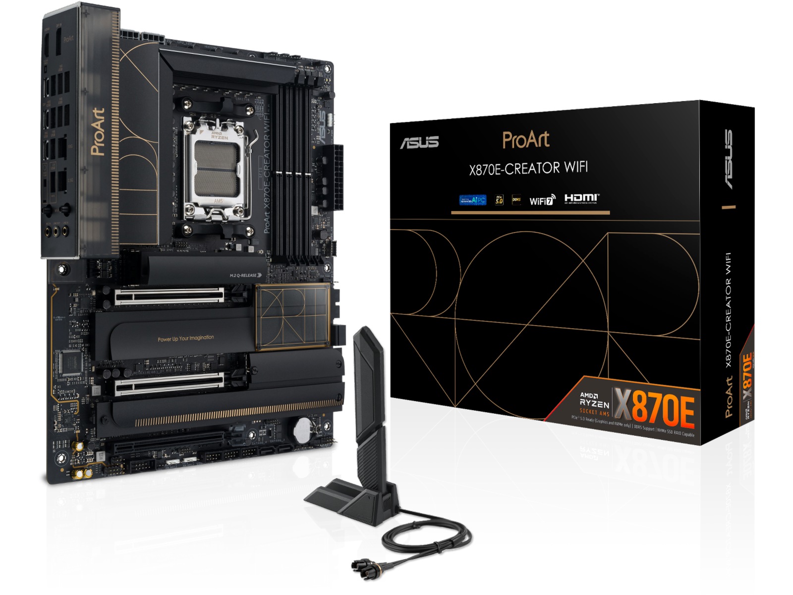 ASUS ProArt X870E-CREATOR WIFI Bundkort AMD Socket