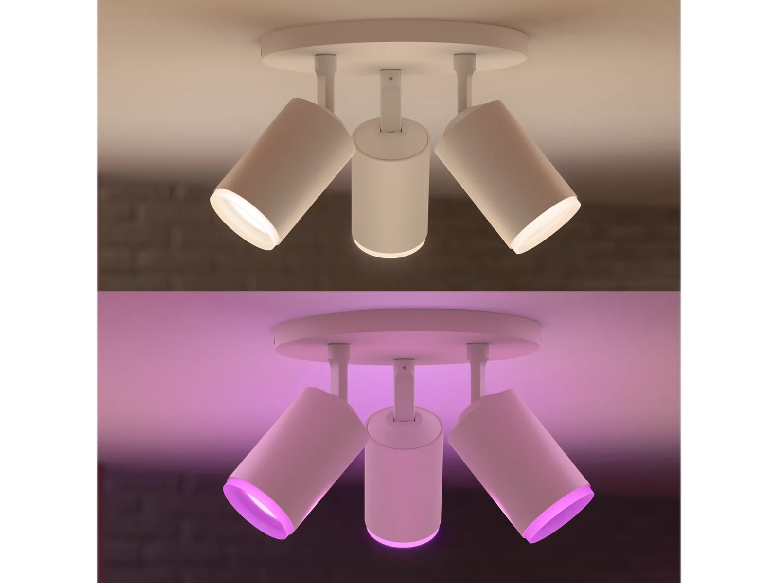 Philips Hue Fugato med tre spots (hvid) Loftlampe