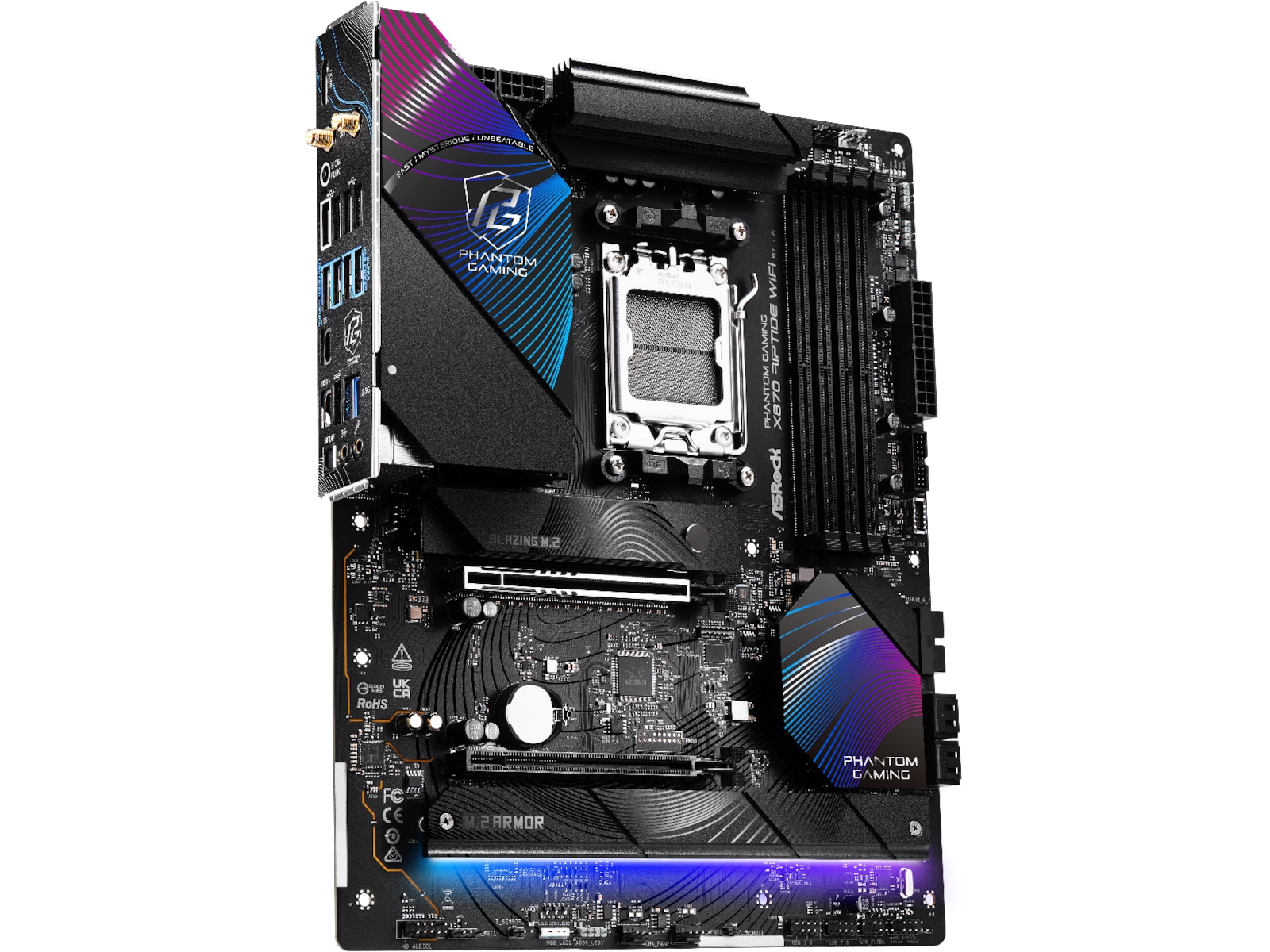 ASRock X870 Phantom Gaming Riptide WiFi Bundkort AMD Socket