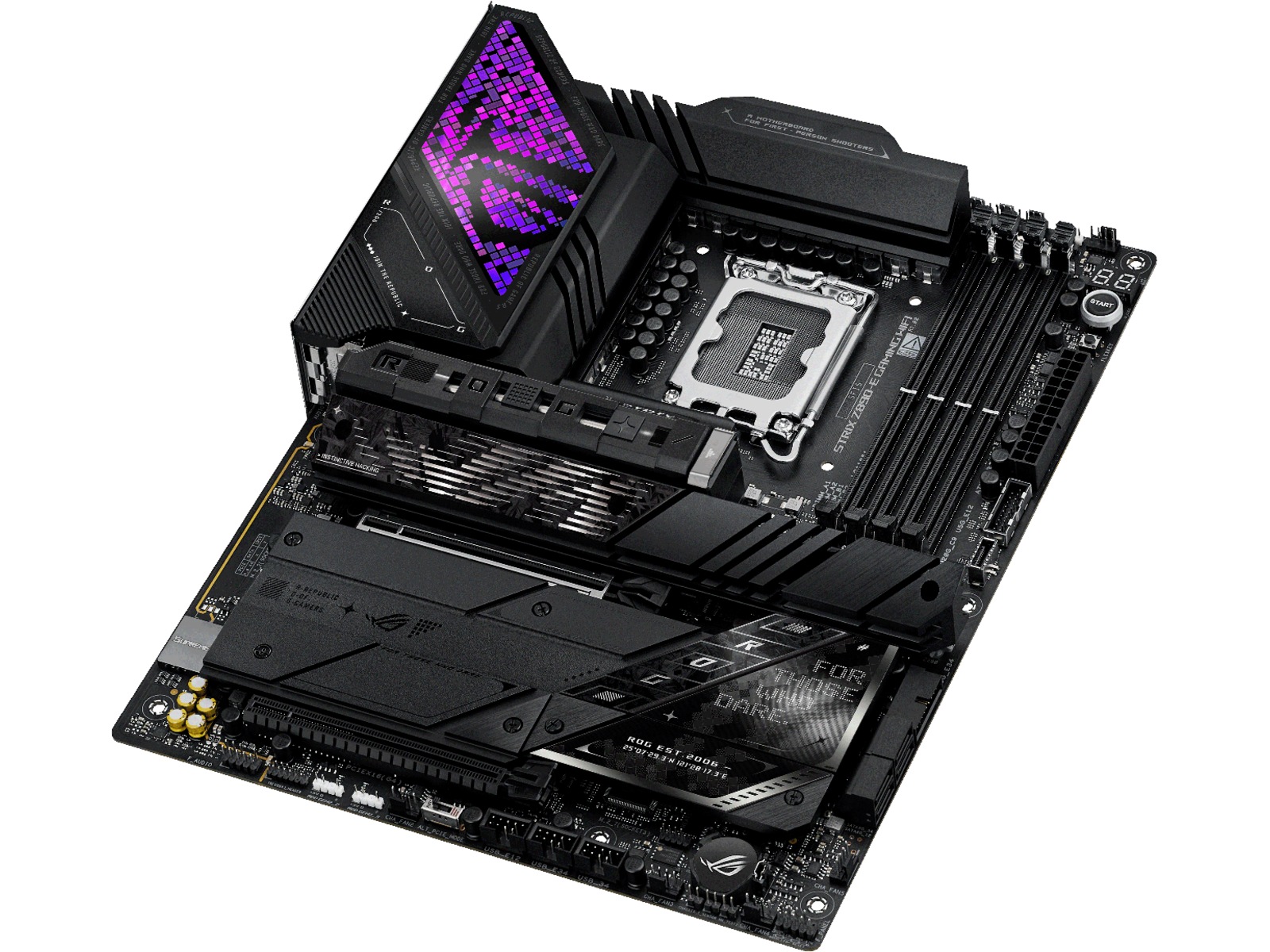 Asus ROG Strix Z890-E Gaming WIFI Moderkort Intel Socket