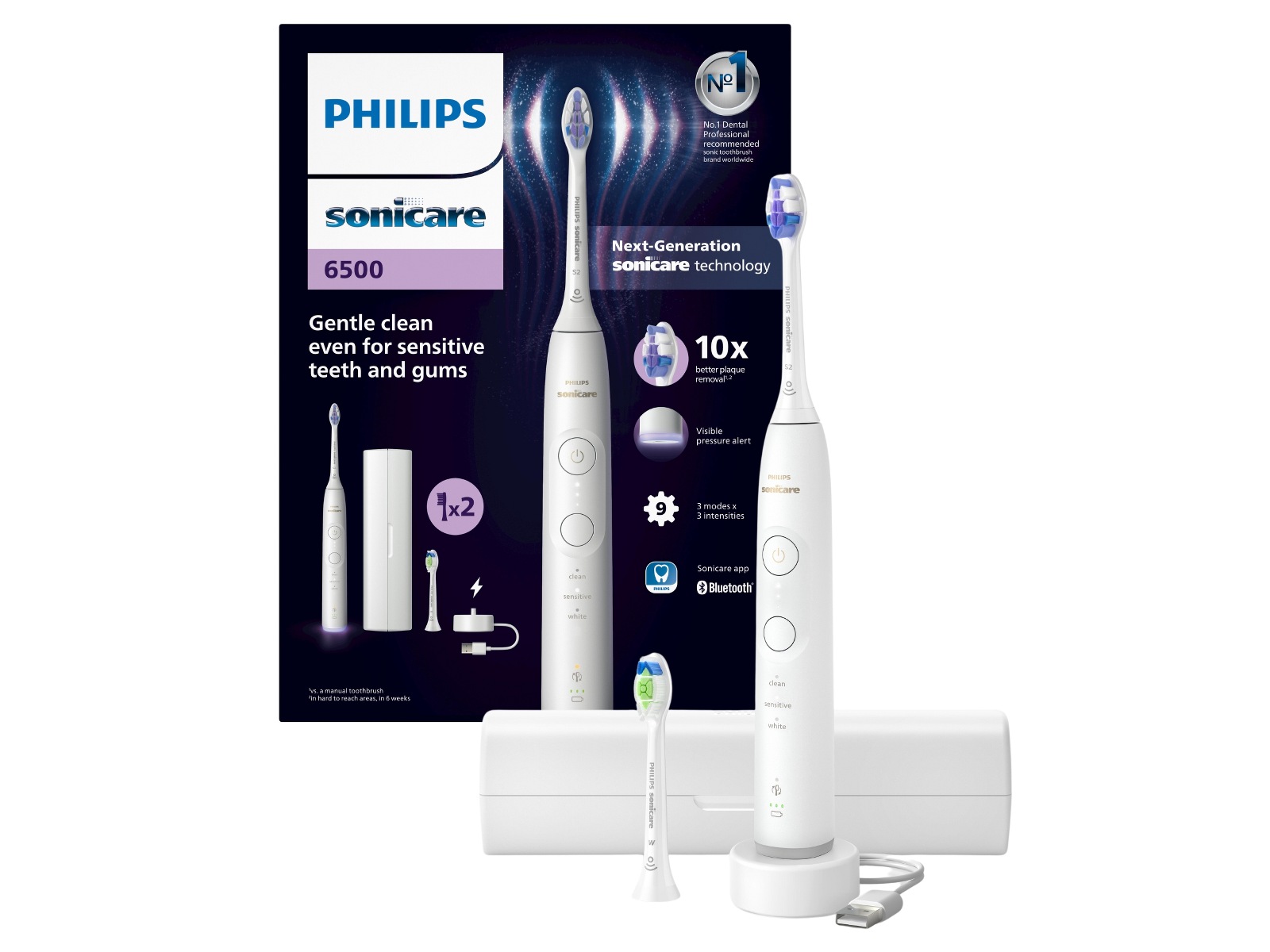 Philips Sonicare Philips HX7410/02 eltandborste Elektriske tandbørster