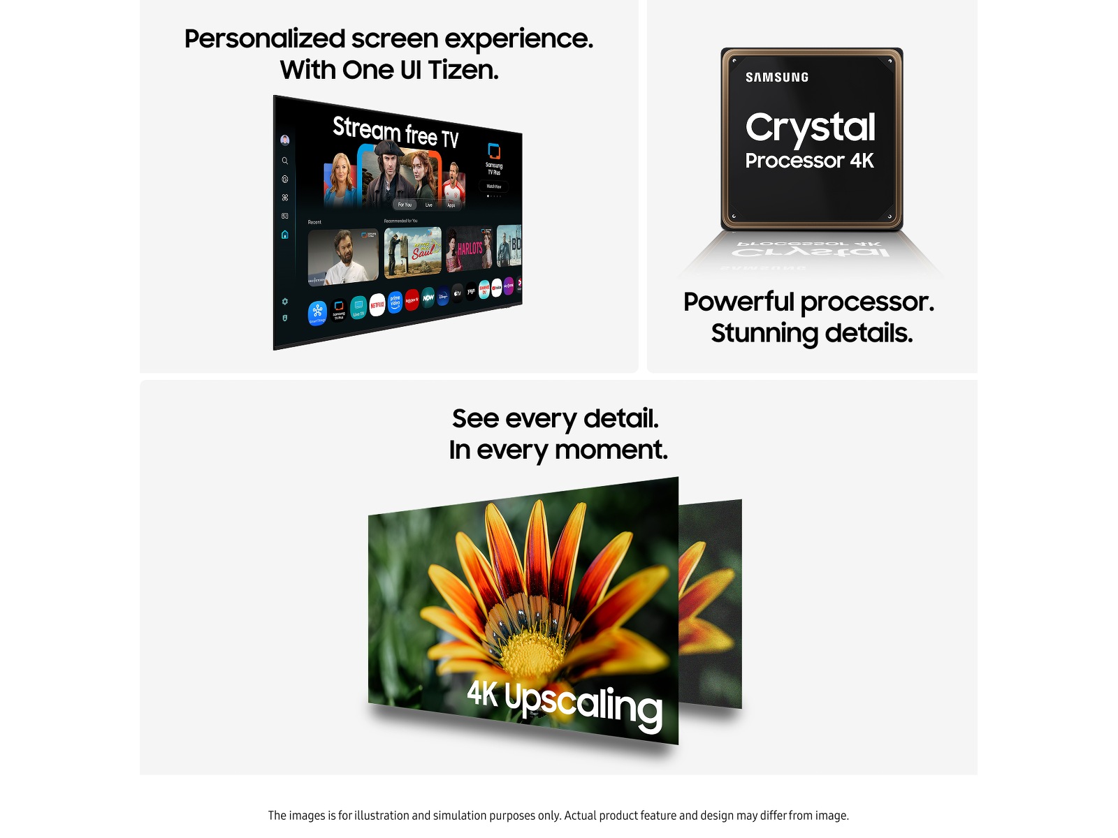 Samsung 50" U7005F UHD 4K Smart TV (2025) 50 - 59 tommer TV