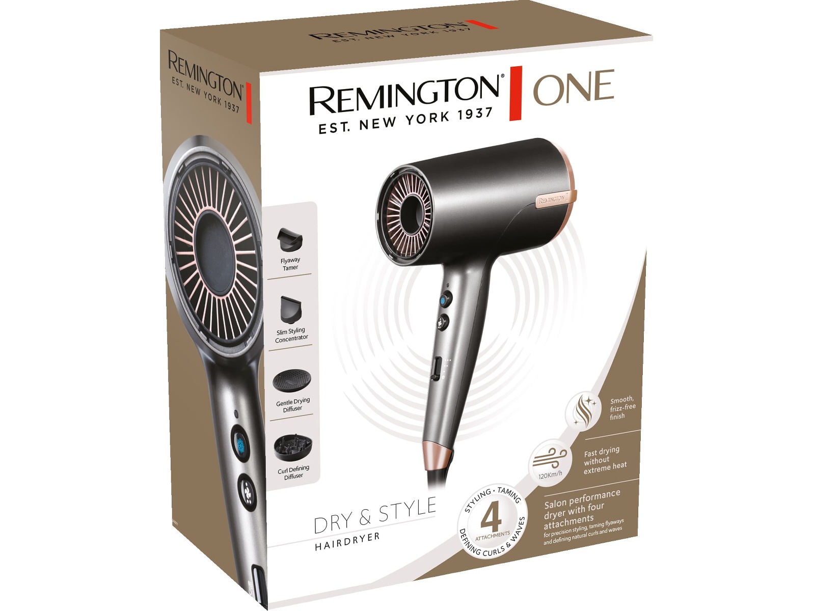 Remington ONE Dry & Style hårtørrer Hårpleje & styling
