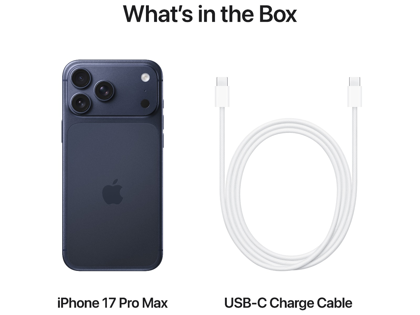 iPhone 17 Pro Max 2TB (dybblå) Mobiltelefoner