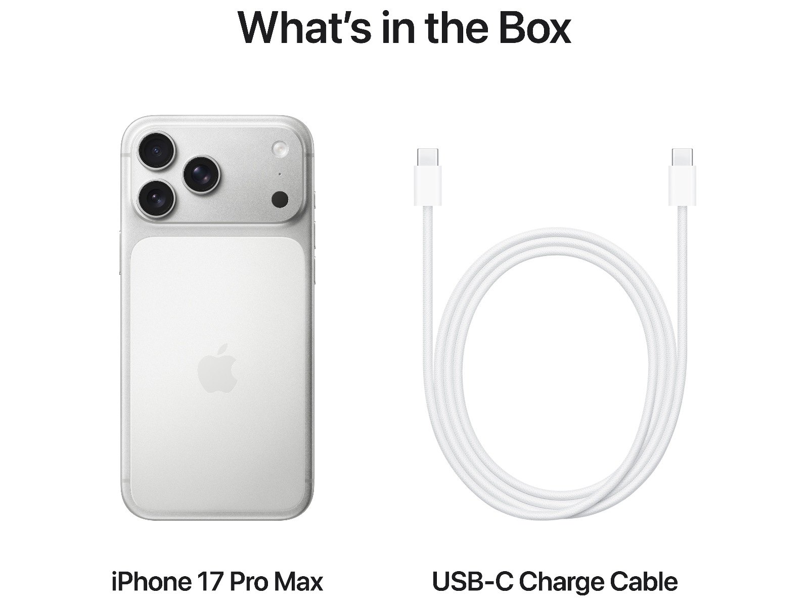 iPhone 17 Pro Max 512GB (sølv) Mobiltelefoner