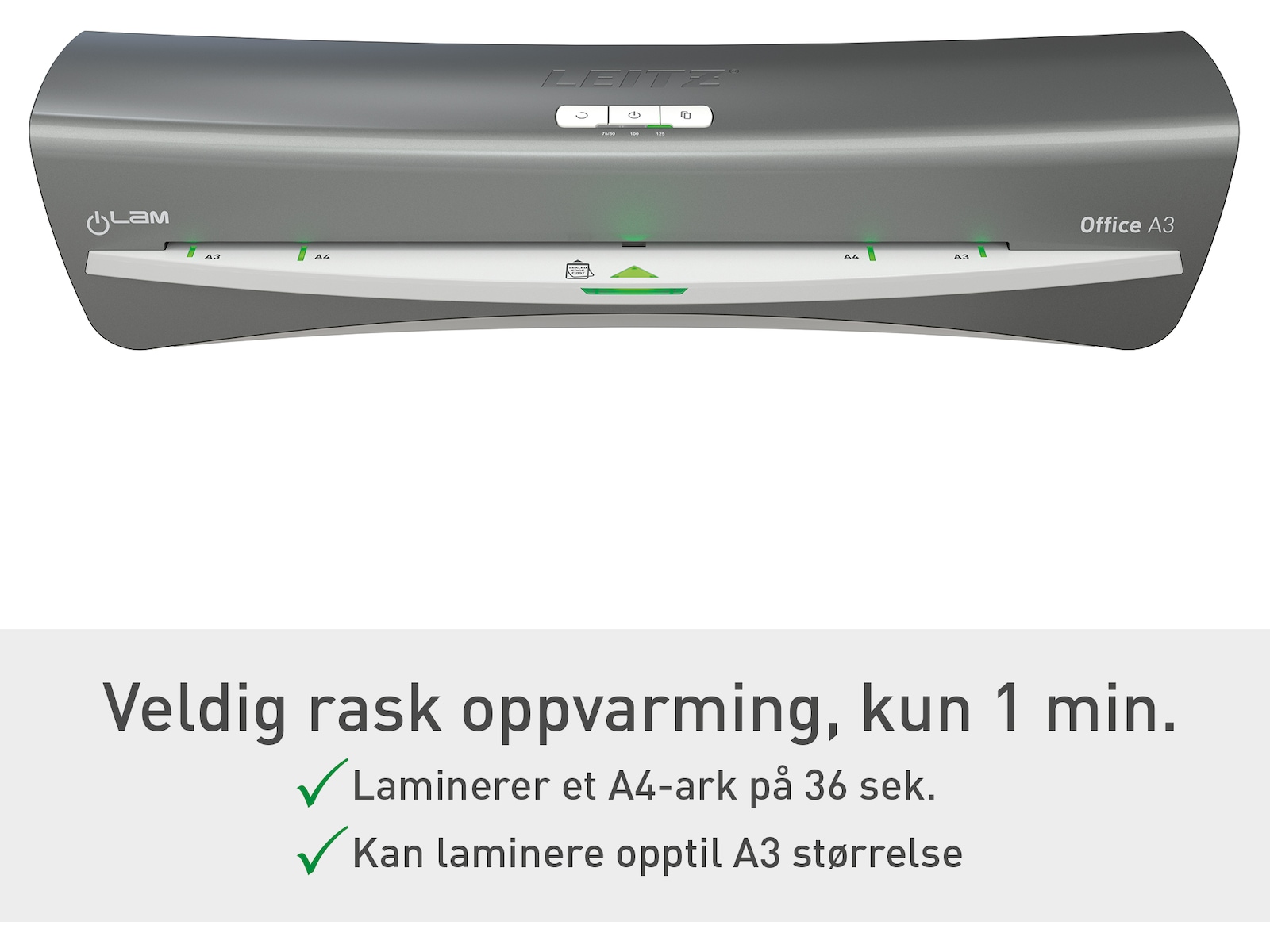 Leitz Lamineringsmaskine iLAM A3 Office Lamineringsmaskiner