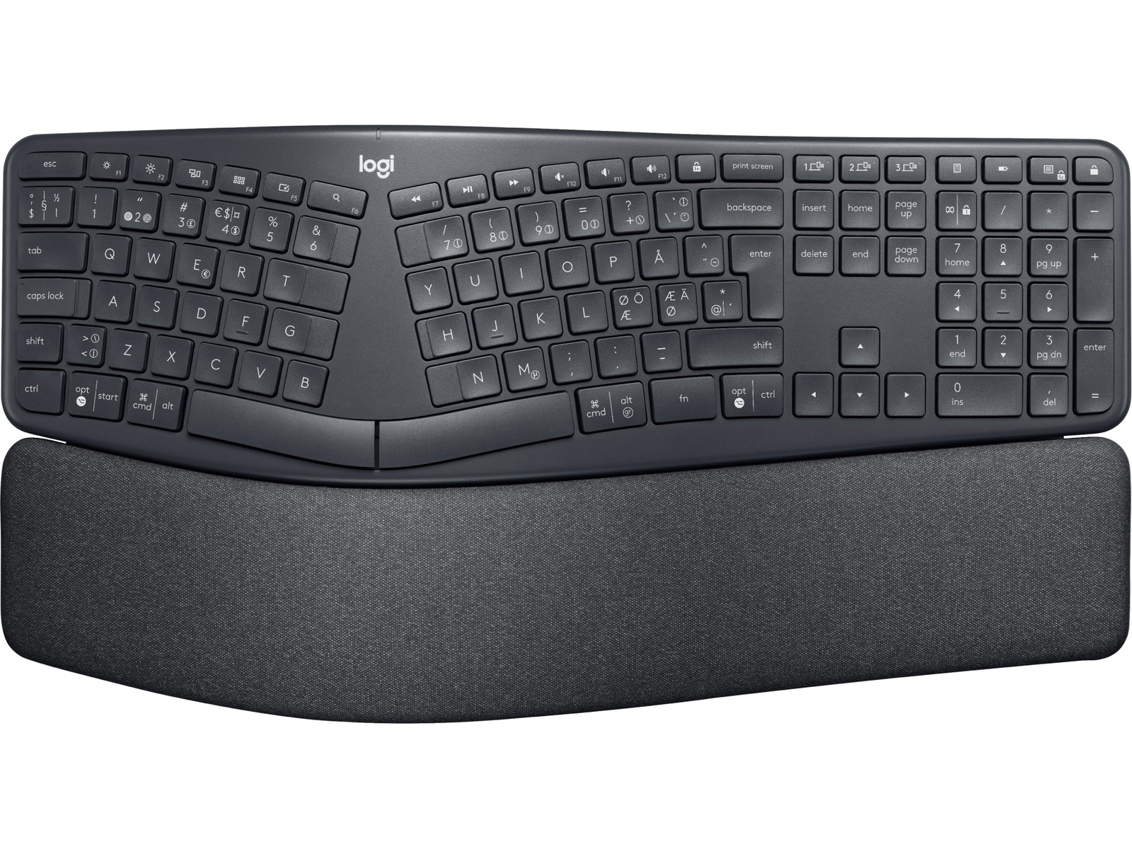 Logitech ERGO K860 Trådlös Tastatur Keyboards