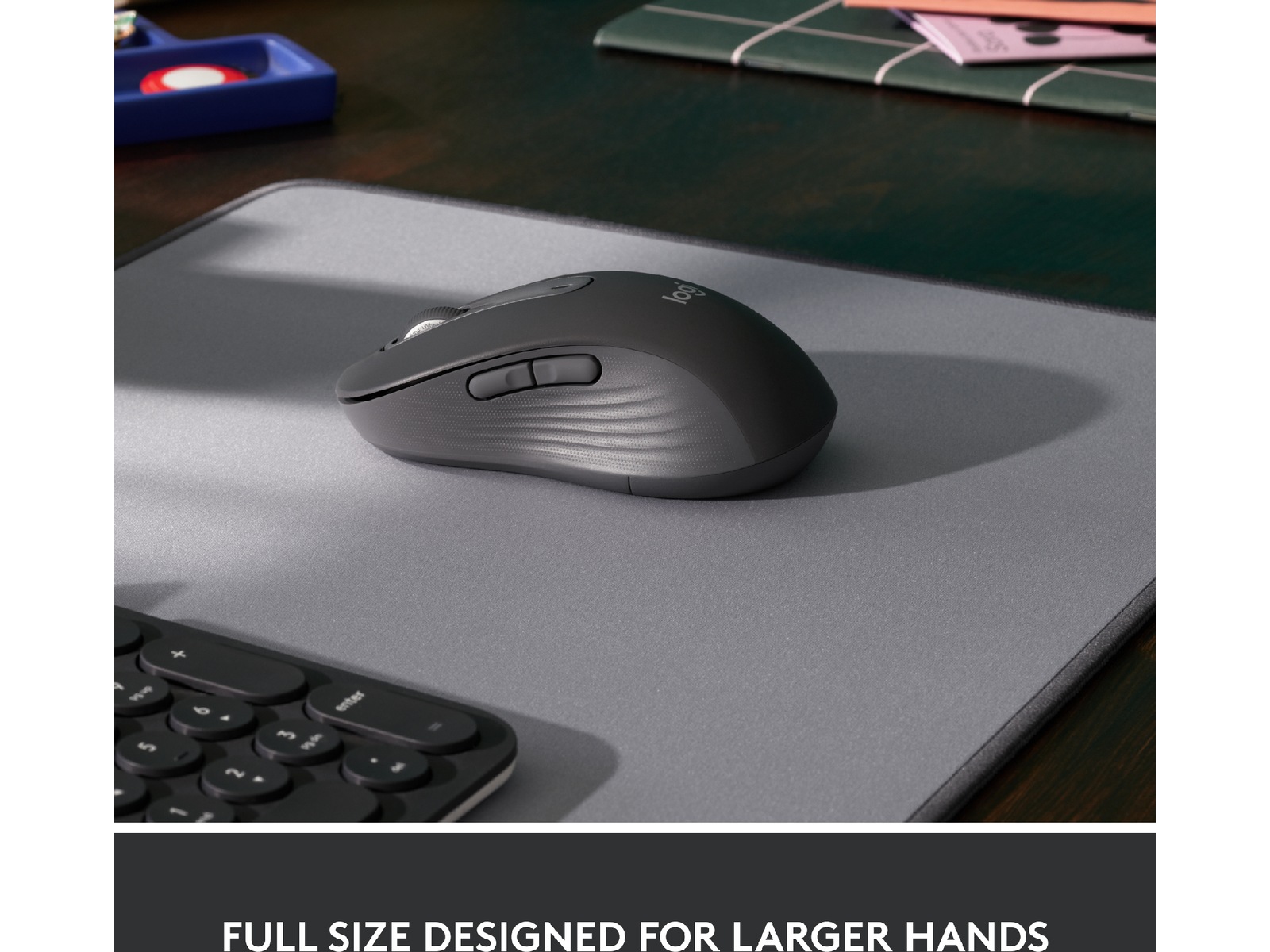 Logitech Signature M650 Large  trådløs mus grafitgrå Mus