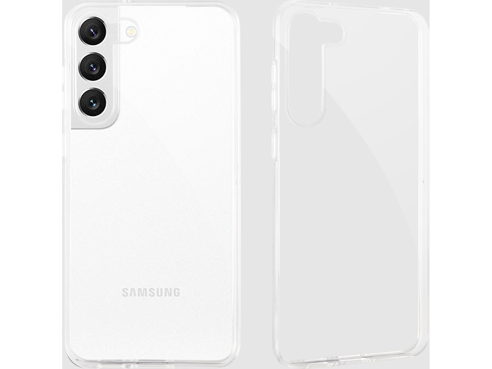 iiglo Galaxy S23 Silikonecover (gennemsigtig) Mobilcover