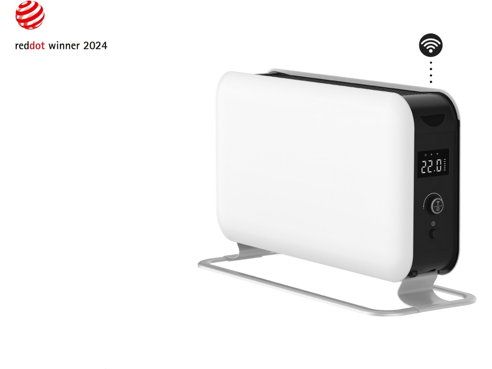 Mill Max WiFi gulvovn 1500W (hvid) Radiatorer