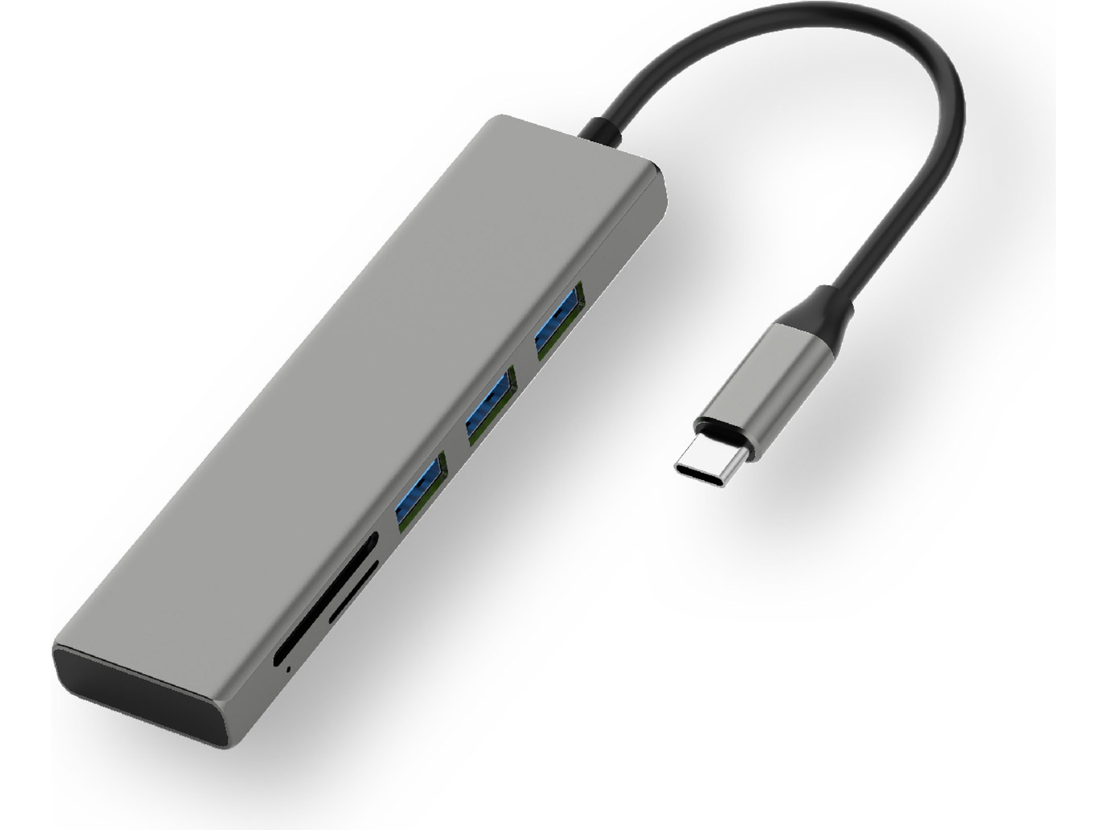 Andersson USB-C Hub (grå) Dockingstation og USB-hub