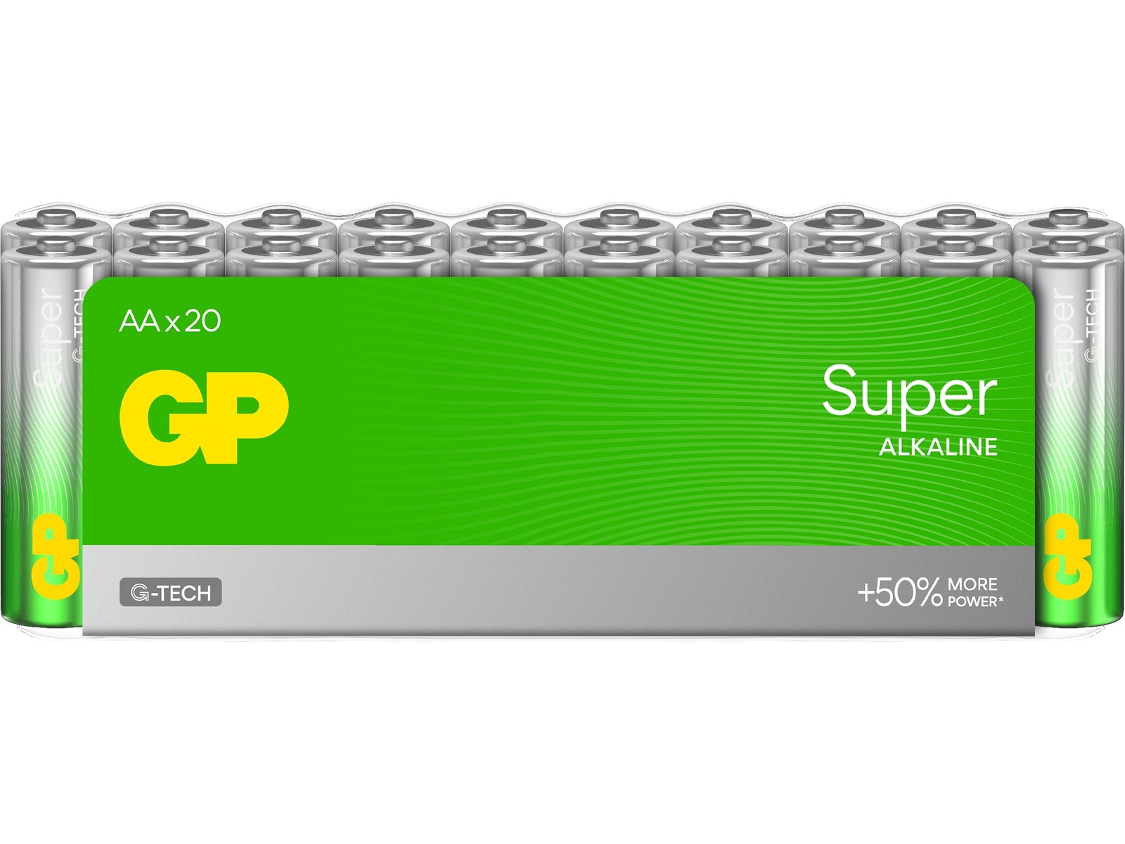 GP Super Alkaline AA/LR6 batteri, 20-pk Generelle batterier