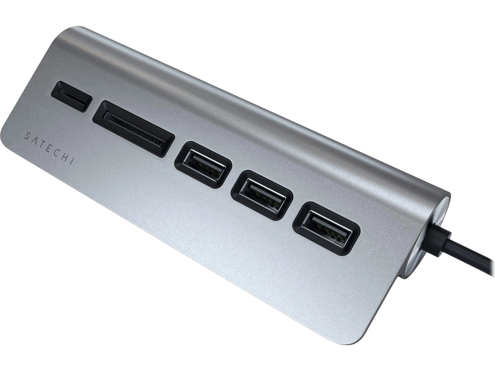 Satechi USB-C Combo Hub (space grey) Dockingstation og USB-hub