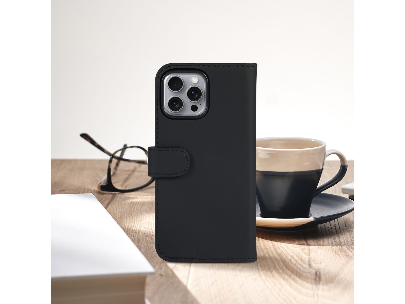 iiglo iPhone 16 Pro Max Wallet cover (sort) Mobilcover