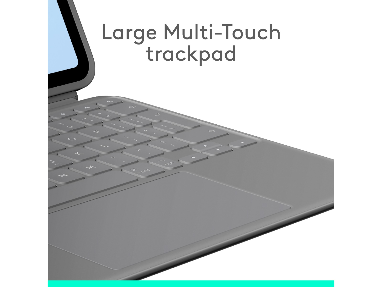 Logitech iPad Air 11" Combo Touch tastaturcover (oxford grey) Tastatur og stylus