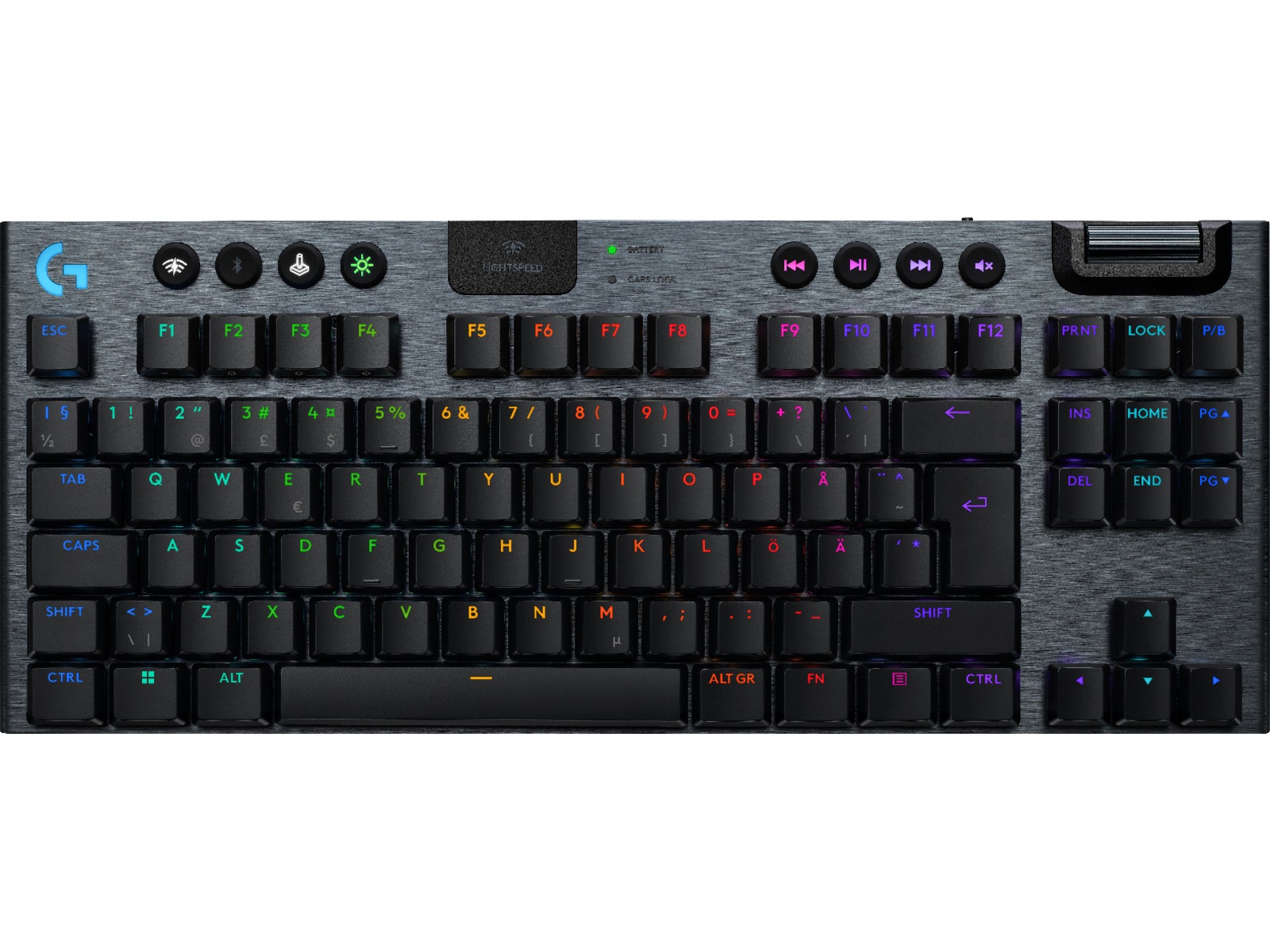 Logitech G915 X Lightspeed TKL Trådløst Gamingtastatur (sort) Gamingkeyboard
