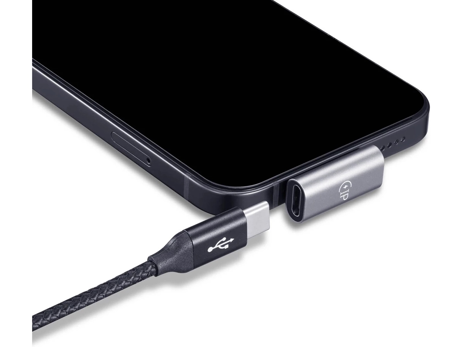 Andersson Lightning til USB-C-adapter (grå) Kabeladaptere og overgange