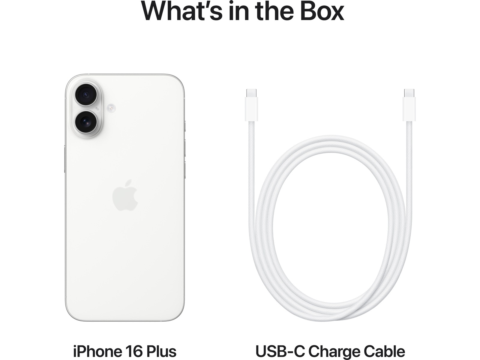 iPhone 16 Plus 256GB (hvid) Mobiltelefoner