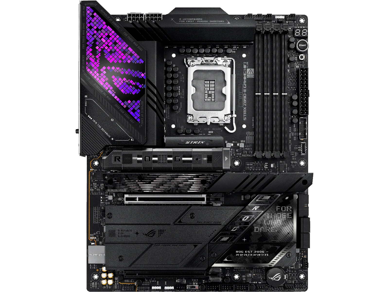 Asus ROG Strix Z890-E Gaming WIFI Moderkort Intel Socket