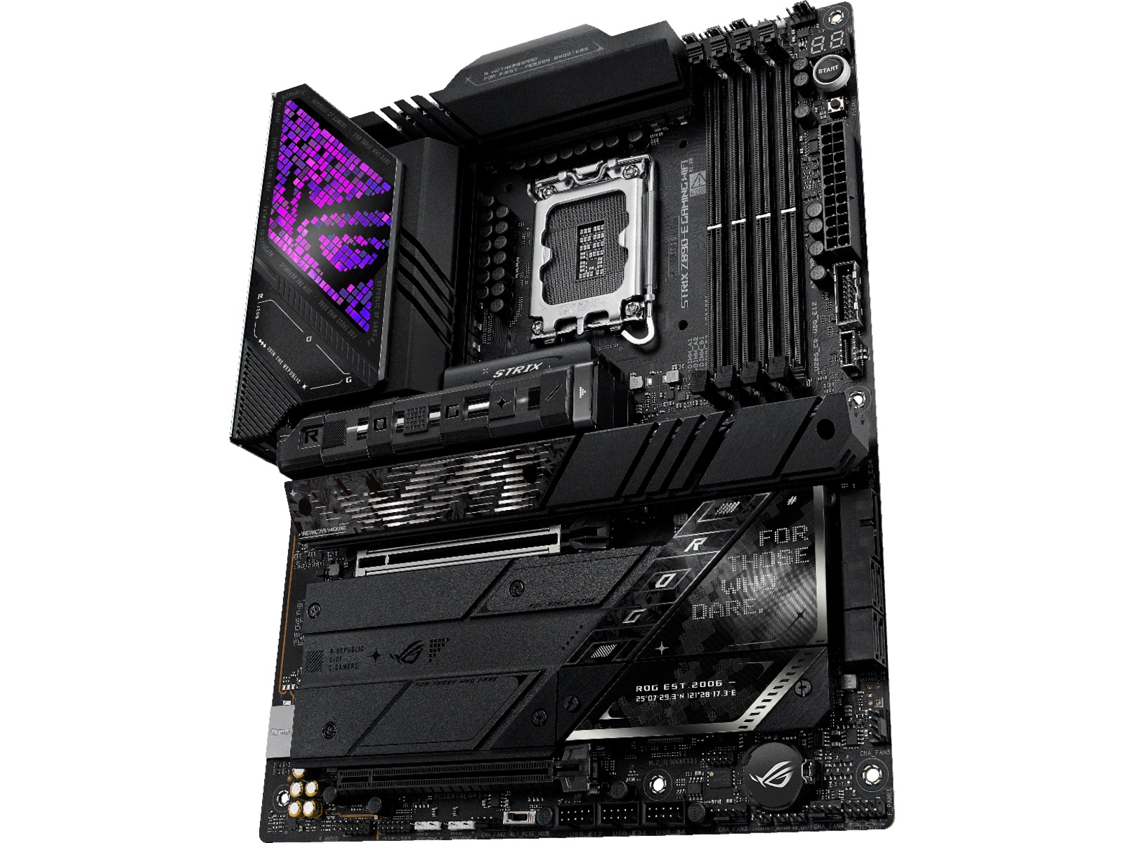 Asus ROG Strix Z890-E Gaming WIFI Moderkort Intel Socket