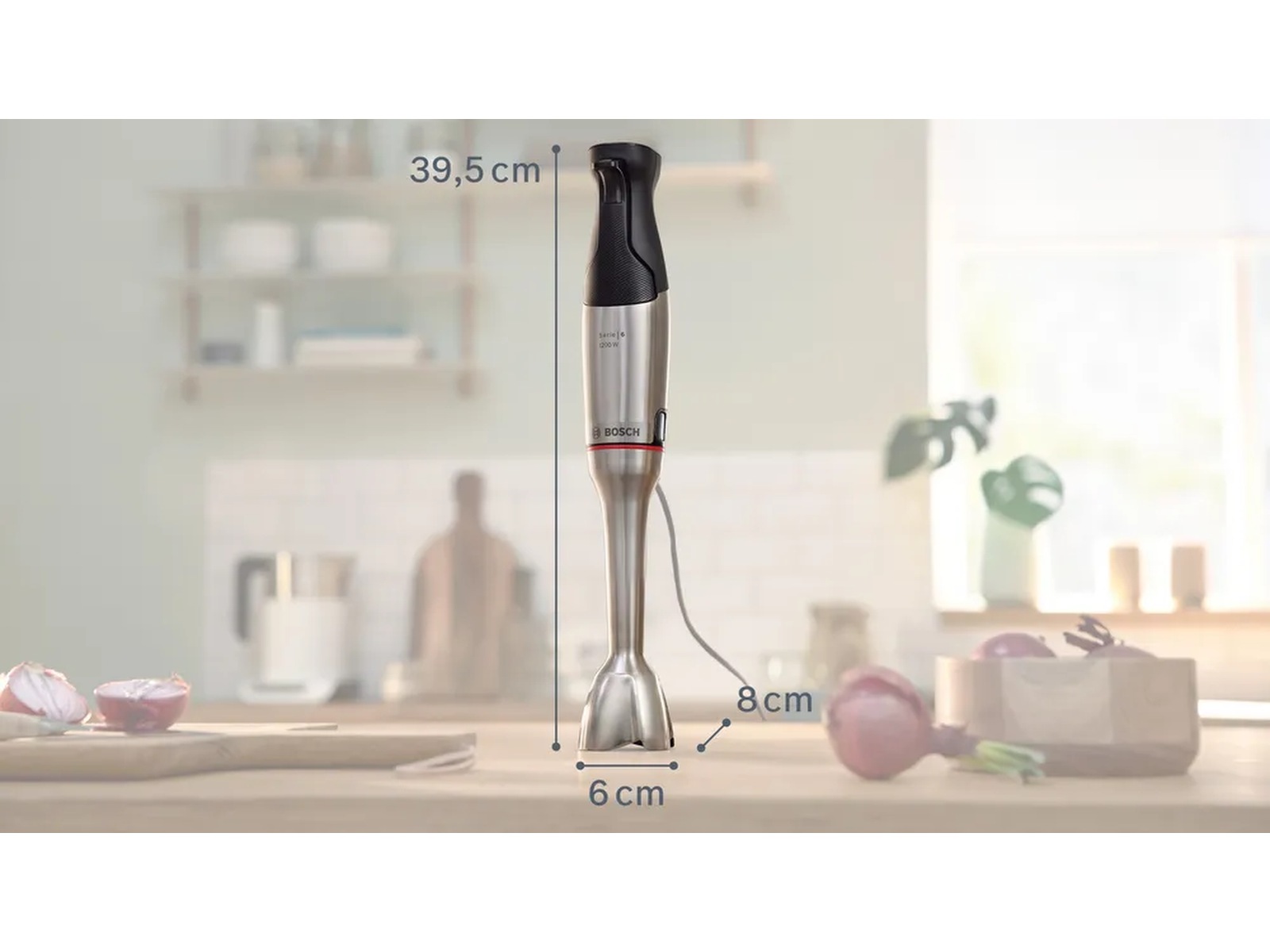 Bosch MSM6M81X1 Stavblender (rustfrit stål) Håndmixere & elpiskere