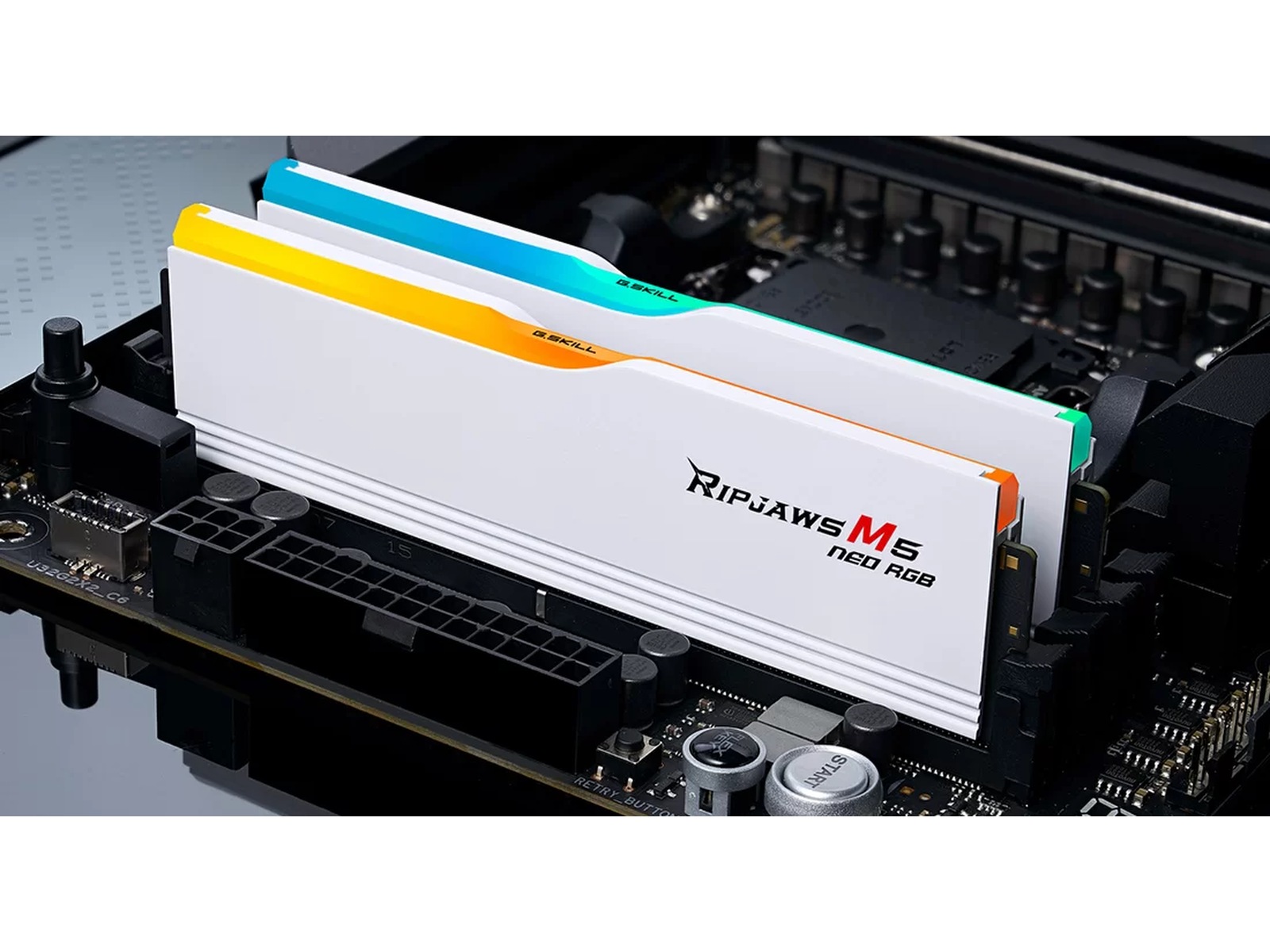 G.Skill Ripjaws M5 NEO 6000MHz DDR5 64GB RGB (hvidt) Hukommelse (RAM)