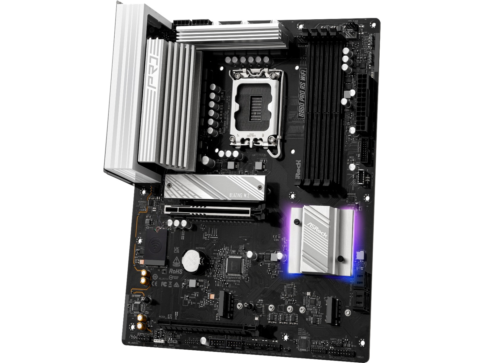 ASRock B860 Pro RS WiFi Bundkort Intel Socket